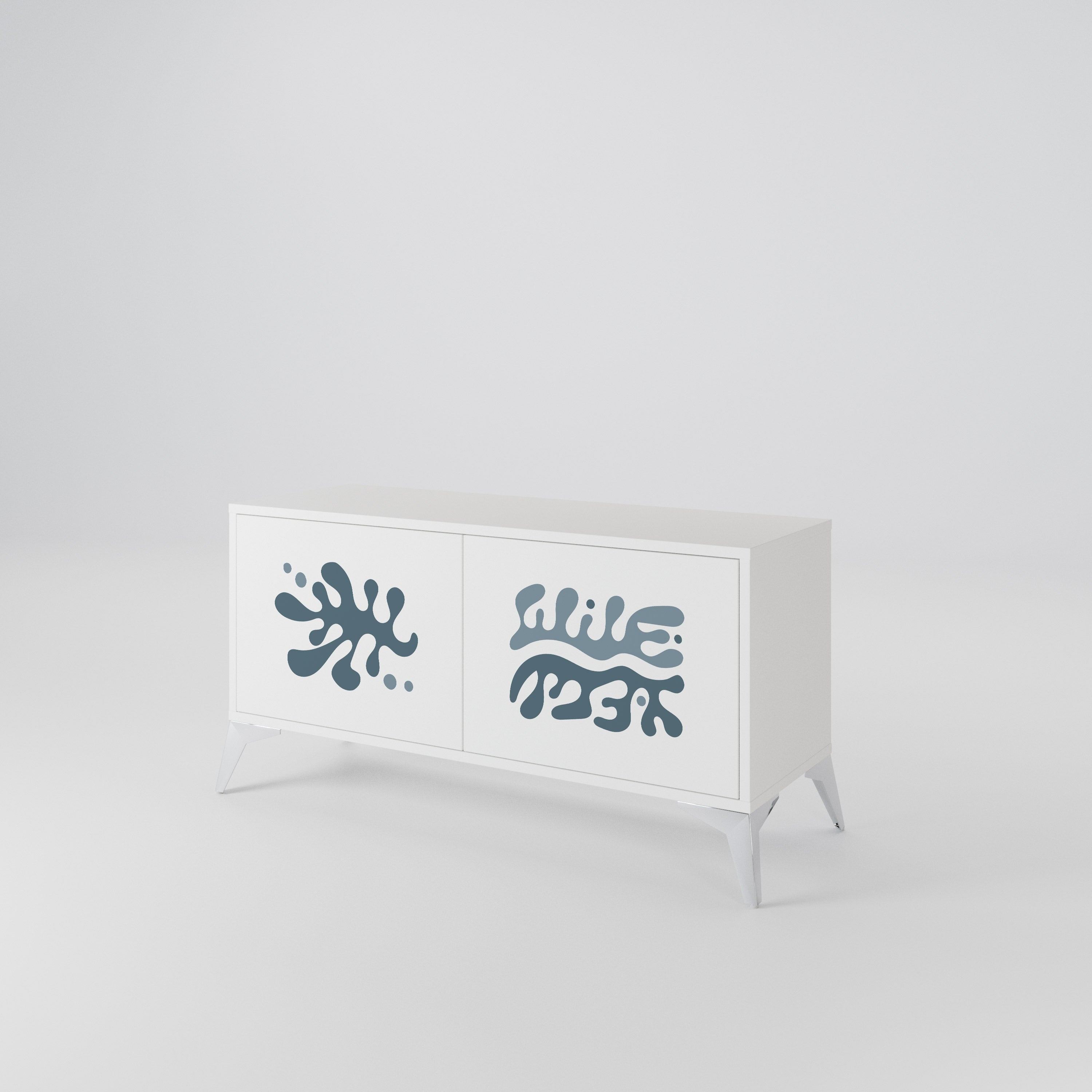 WONDERLAND VEGETATION Compact 2-Door TV Cabinet