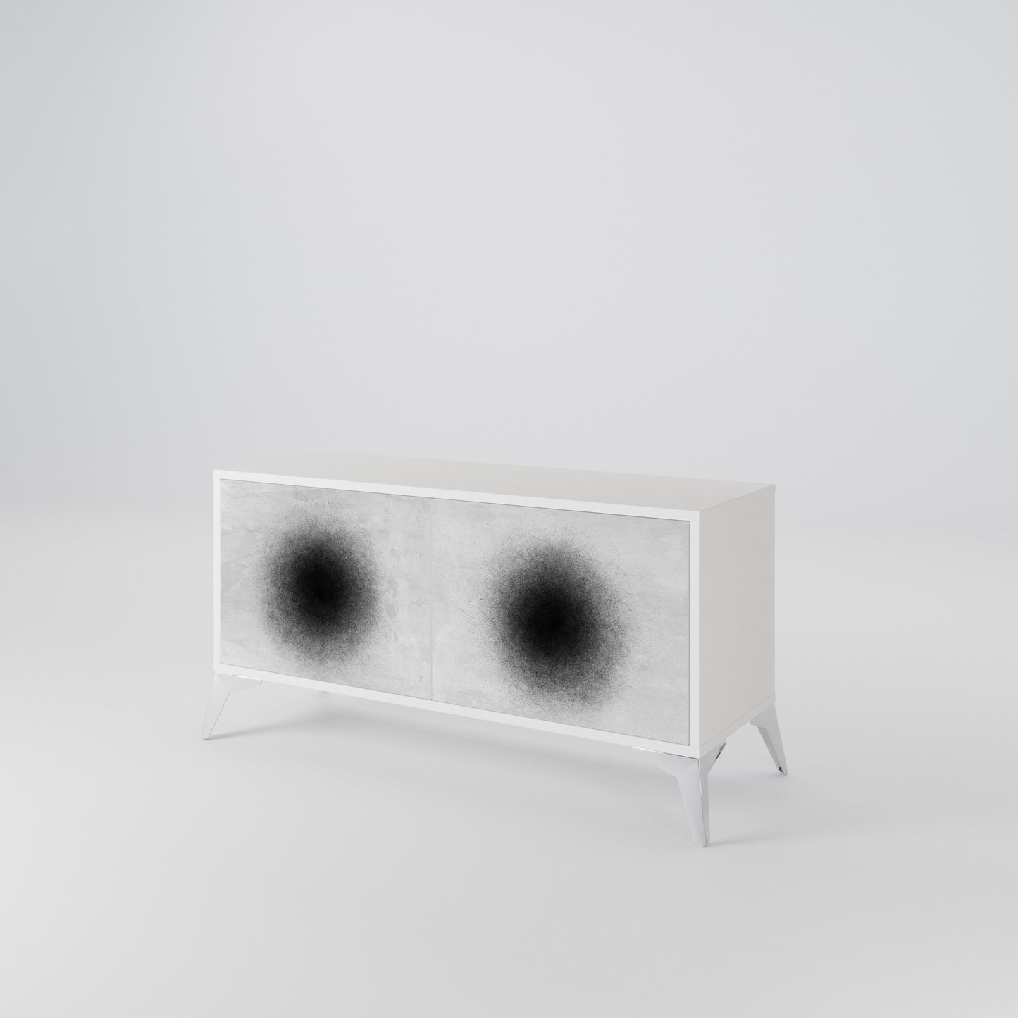 BLACK HOLE Συμπαγές έπιπλο τηλεόρασης 2-θυρών