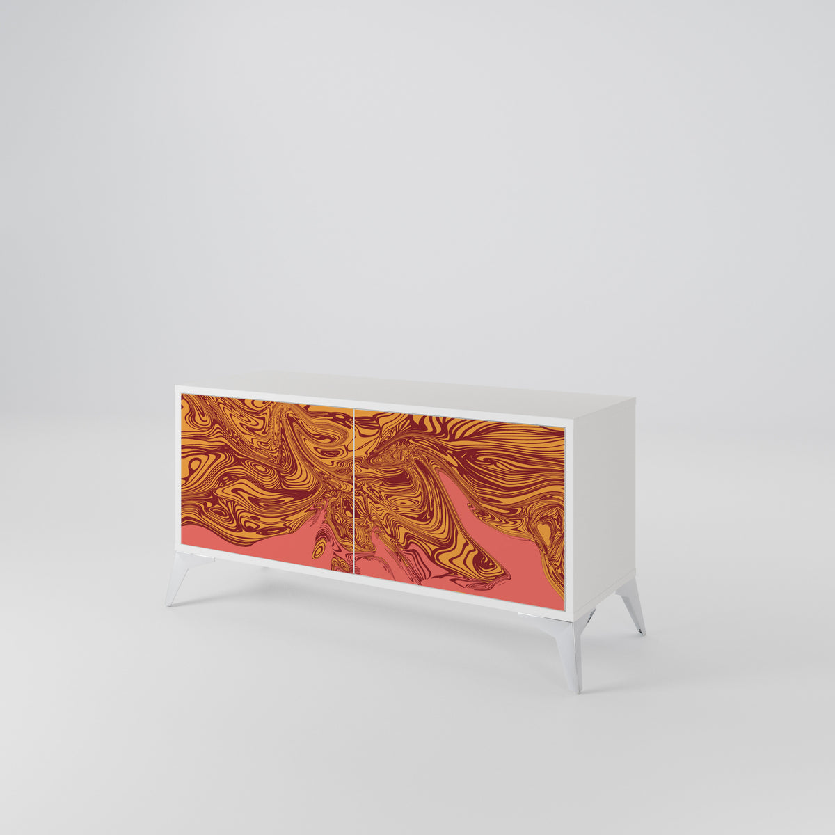FLOATING THOUGHTS Compact 2-Door TV Cabinet