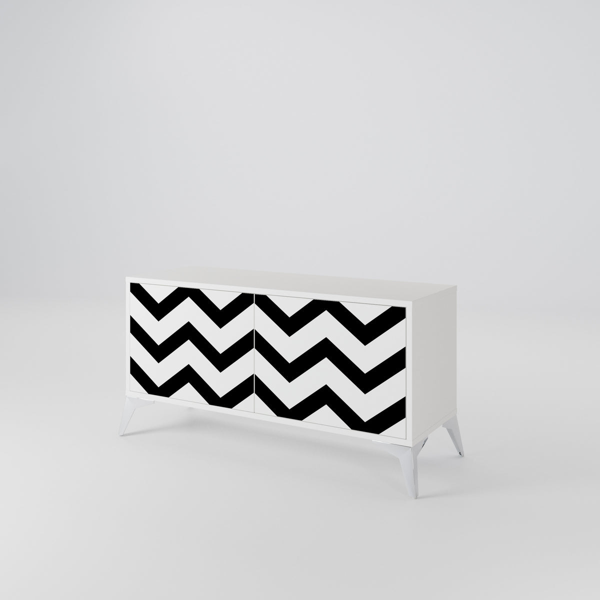 CLASSIC ZIG ZAG Συμπαγές έπιπλο τηλεόρασης 2-θυρών
