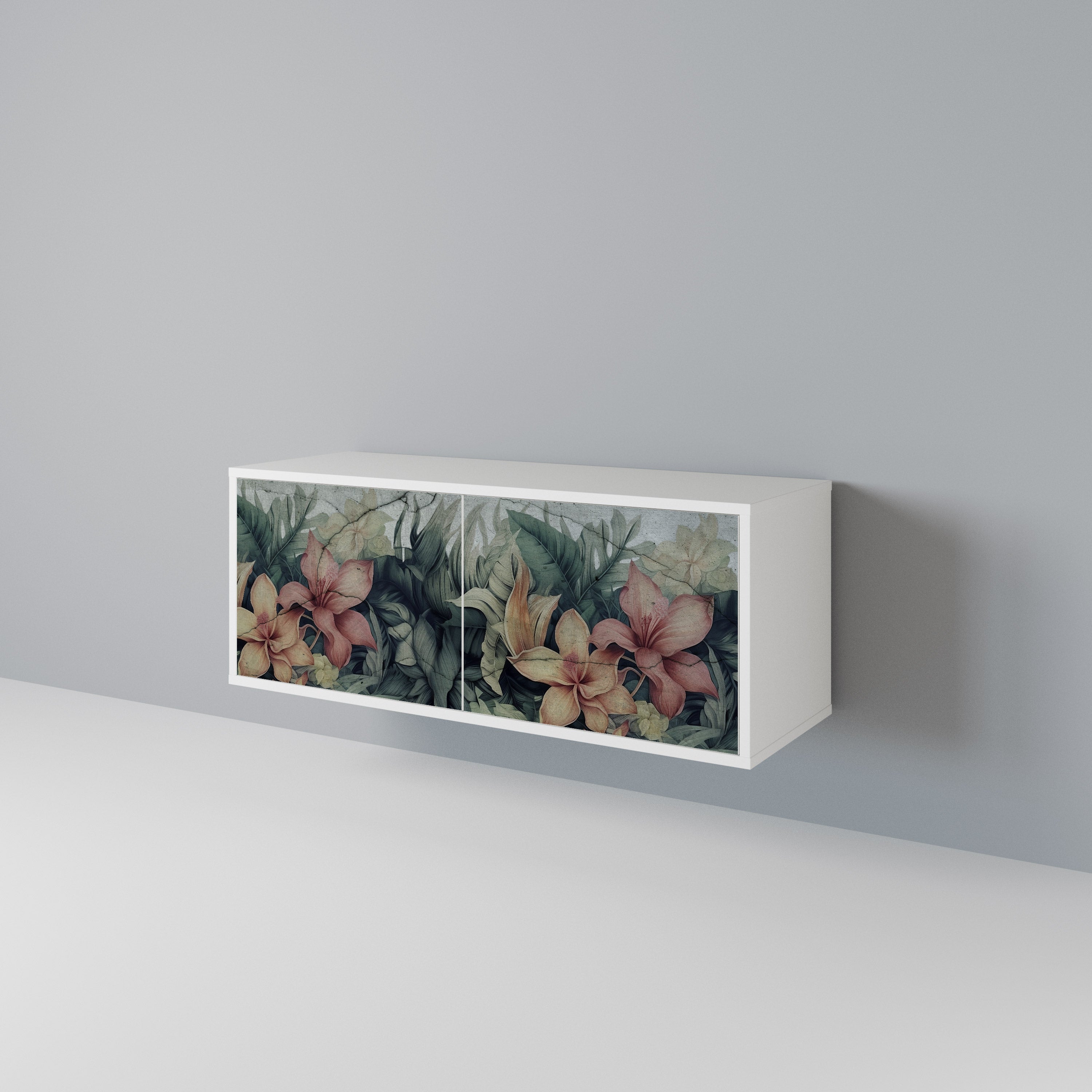 HEAVENLY BLOOM Compact 2-Door TV Cabinet