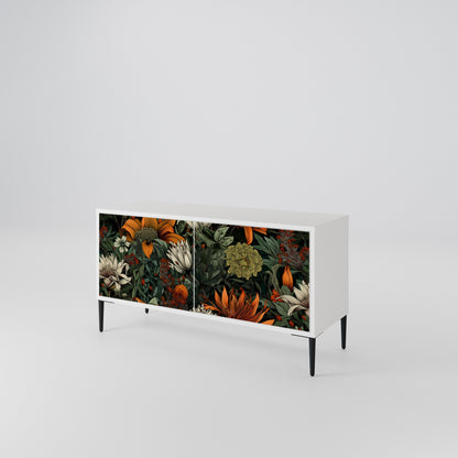 MIDNIGHT SPROUT Compact 2-Door TV Cabinet