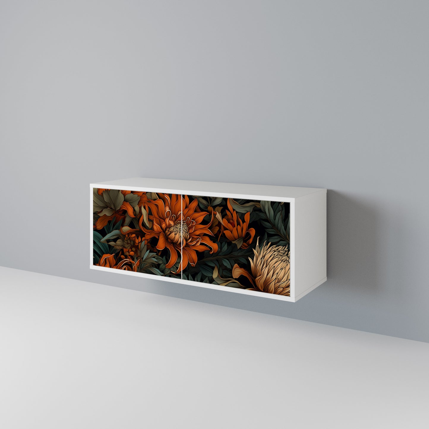 DAWN BLOOM Compact 2-Door TV Cabinet