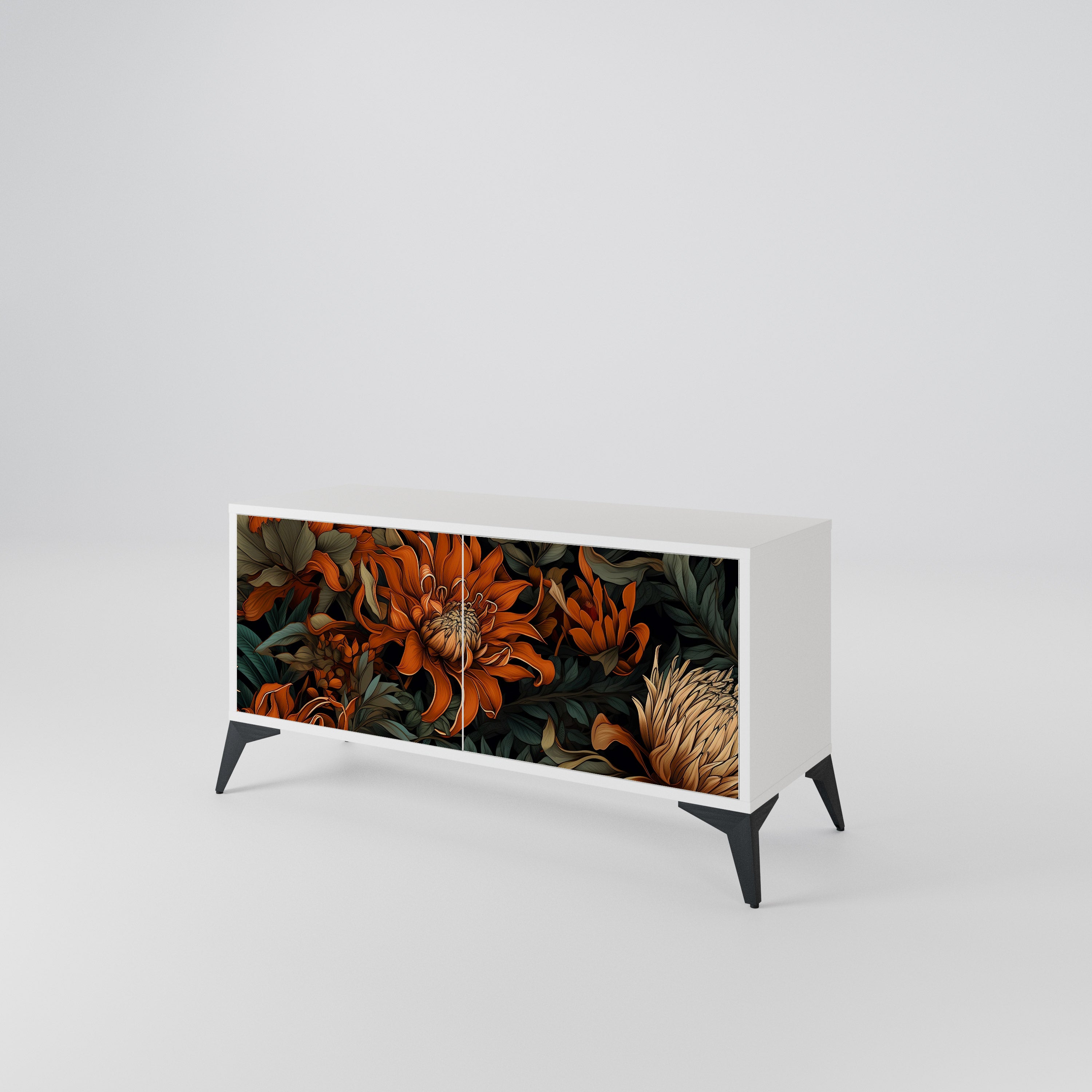 DAWN BLOOM Compact 2-Door TV Cabinet