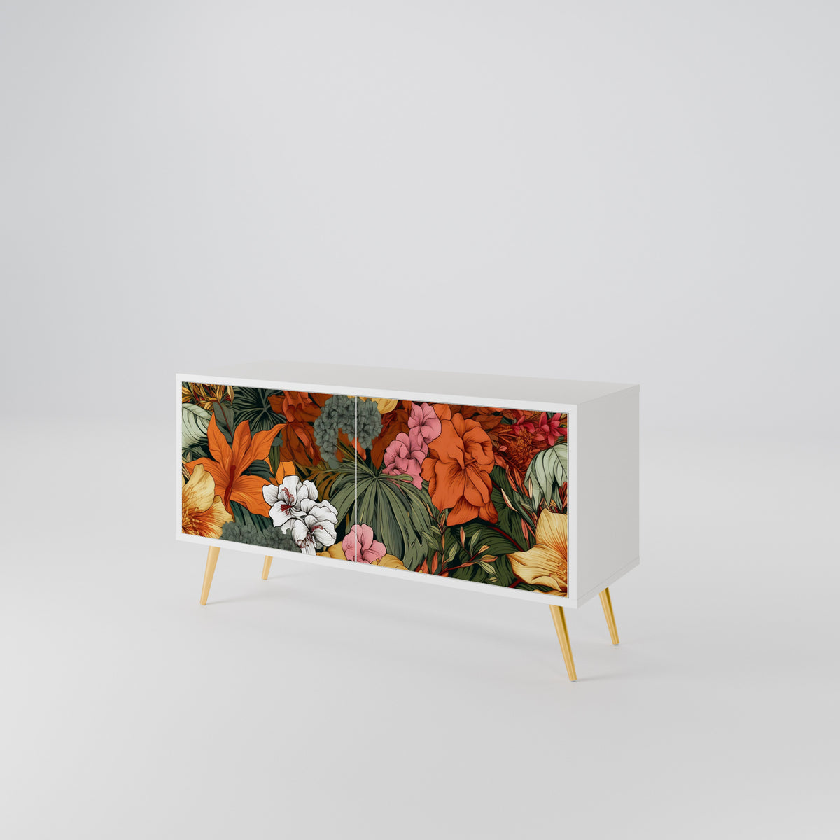 RADIANT FLORA Συμπαγές έπιπλο τηλεόρασης 2-θυρών