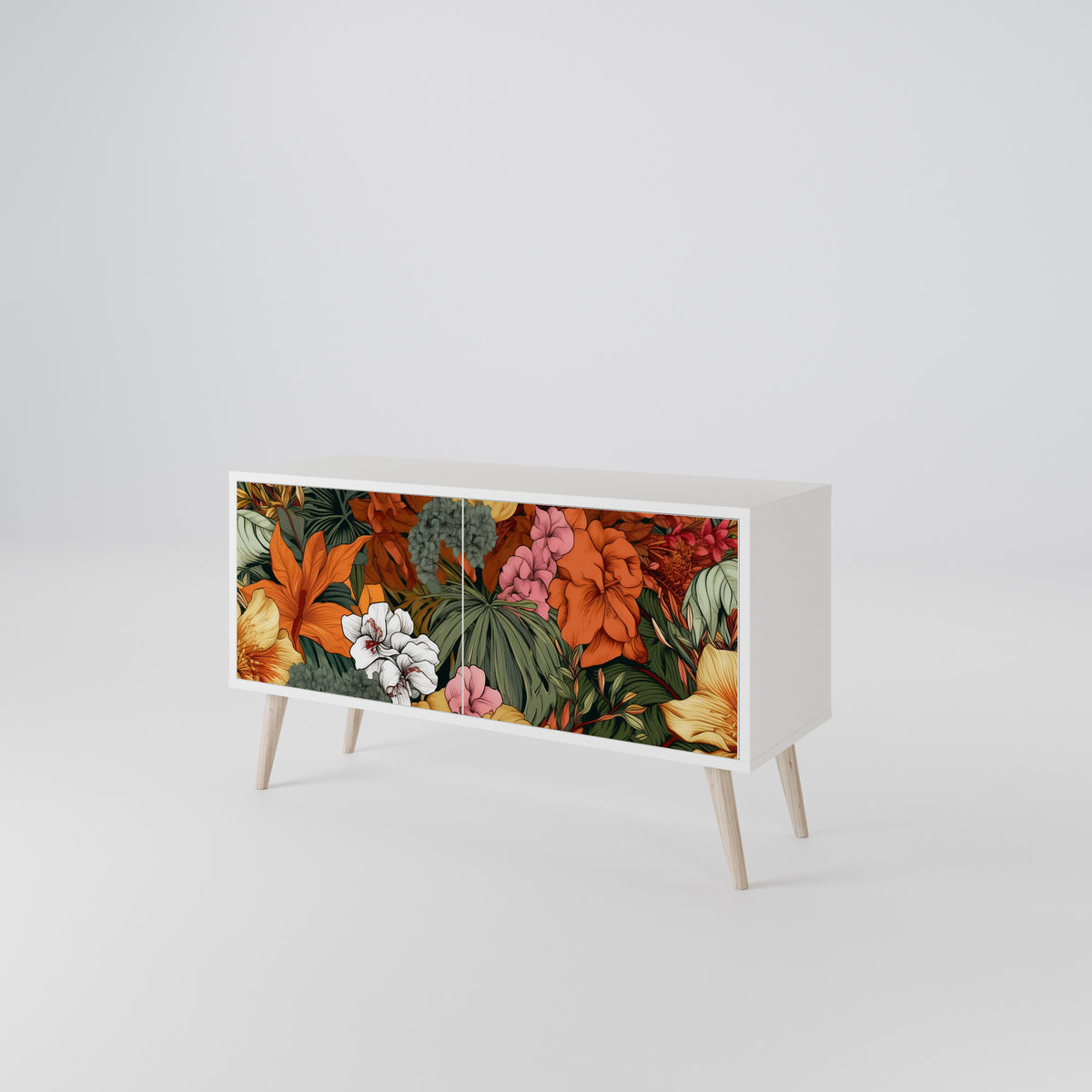 RADIANT FLORA Συμπαγές έπιπλο τηλεόρασης 2-θυρών