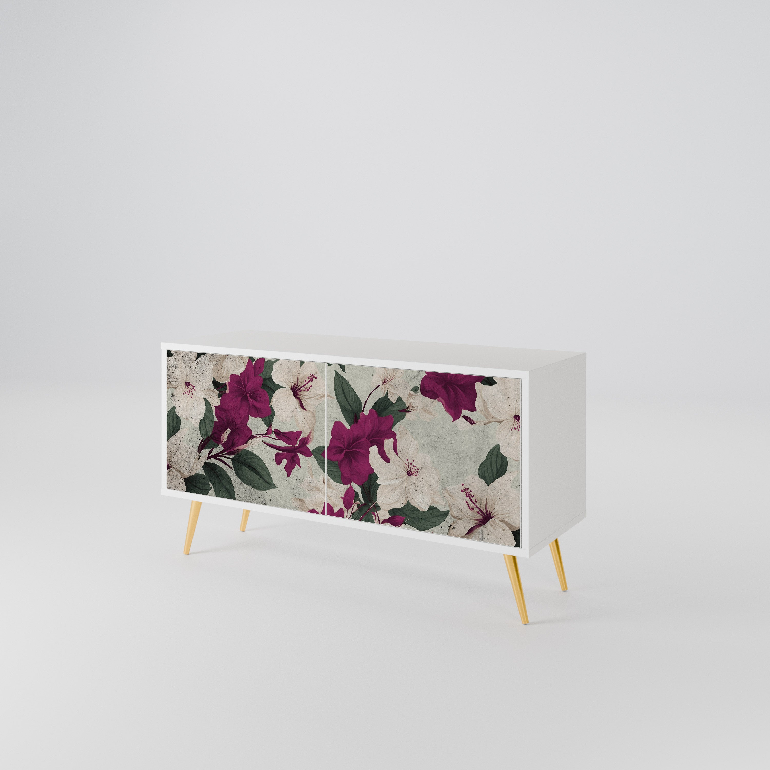 FLOWERET DREAM Compact 2-Door TV Cabinet