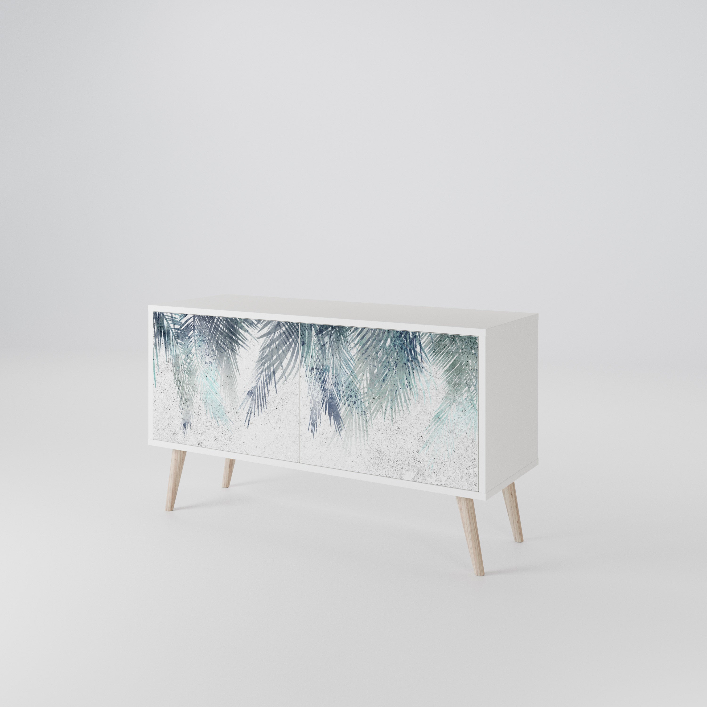 PALM VEIL Compact 2-Door TV Cabinet