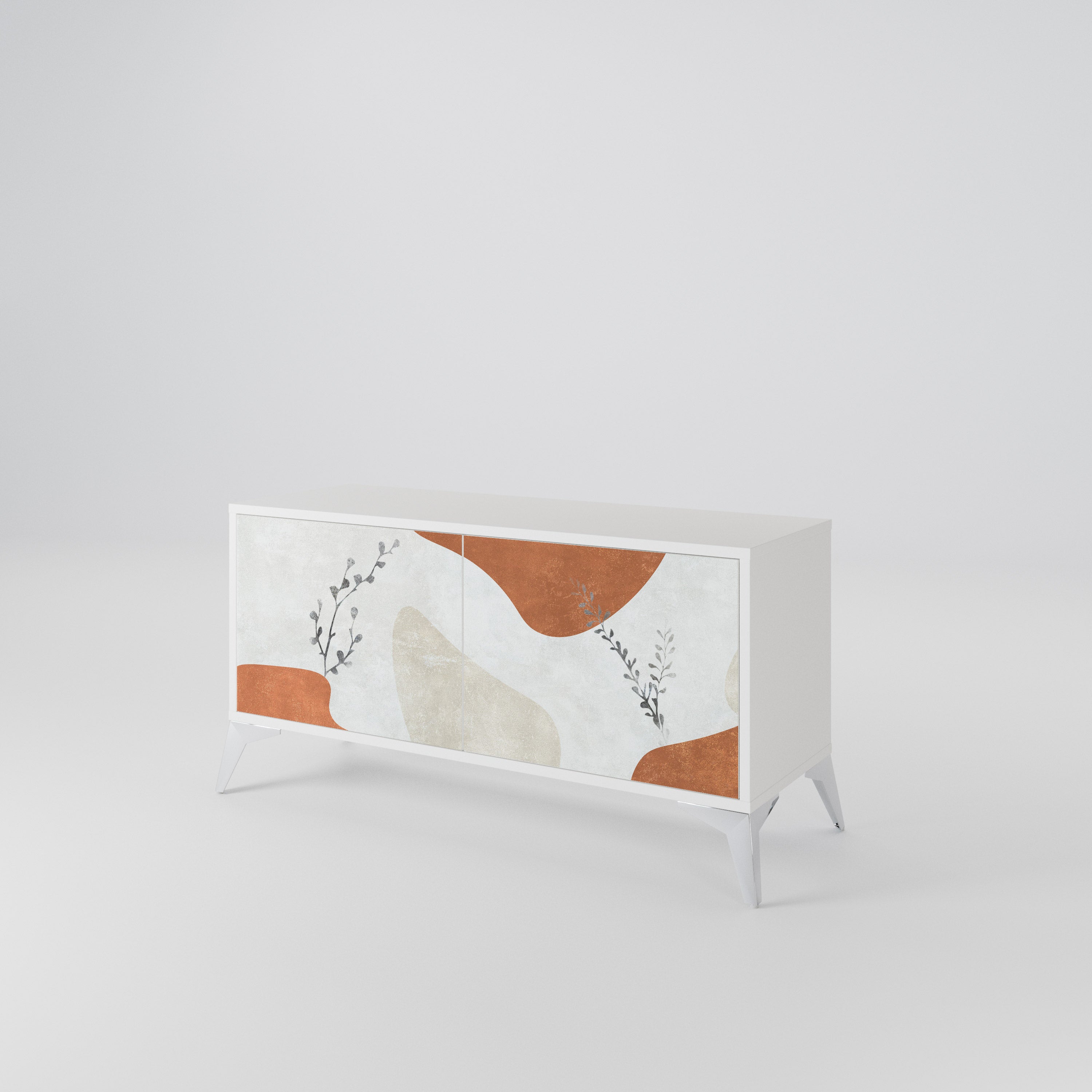 TRANQUIL TWIG Compact 2-Door TV Cabinet
