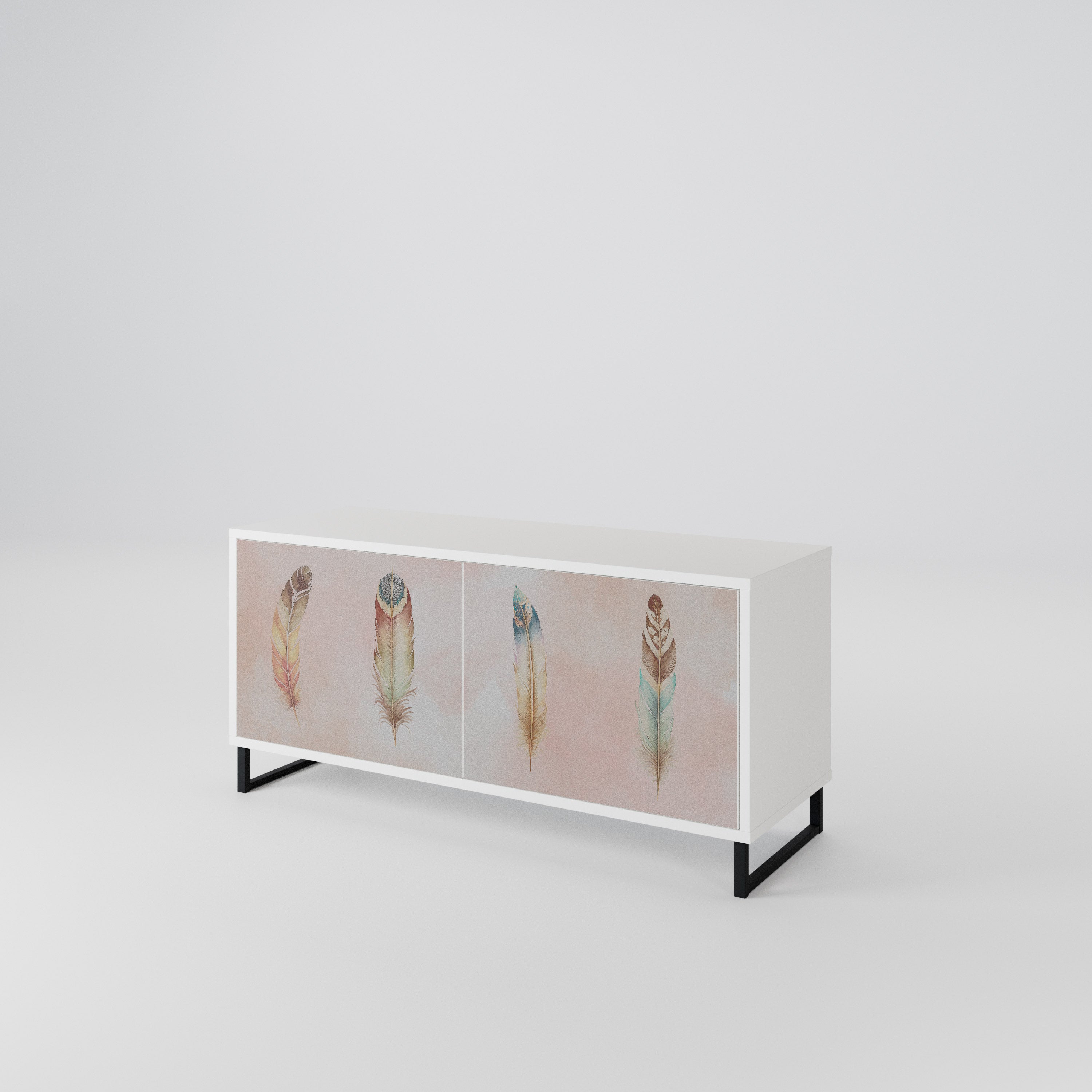 THE DELIQUESCE Compact 2-Door TV Cabinet