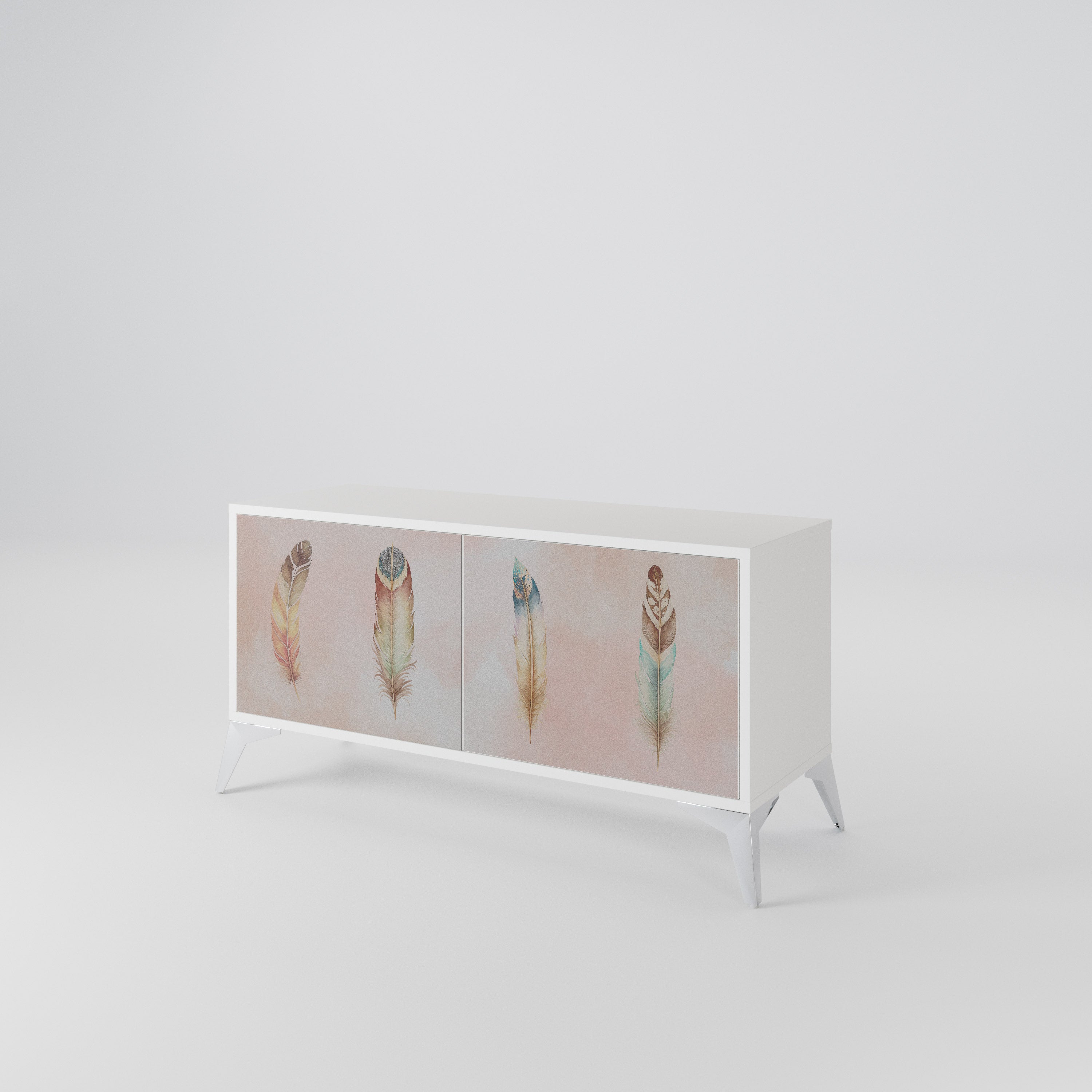 THE DELIQUESCE Compact 2-Door TV Cabinet