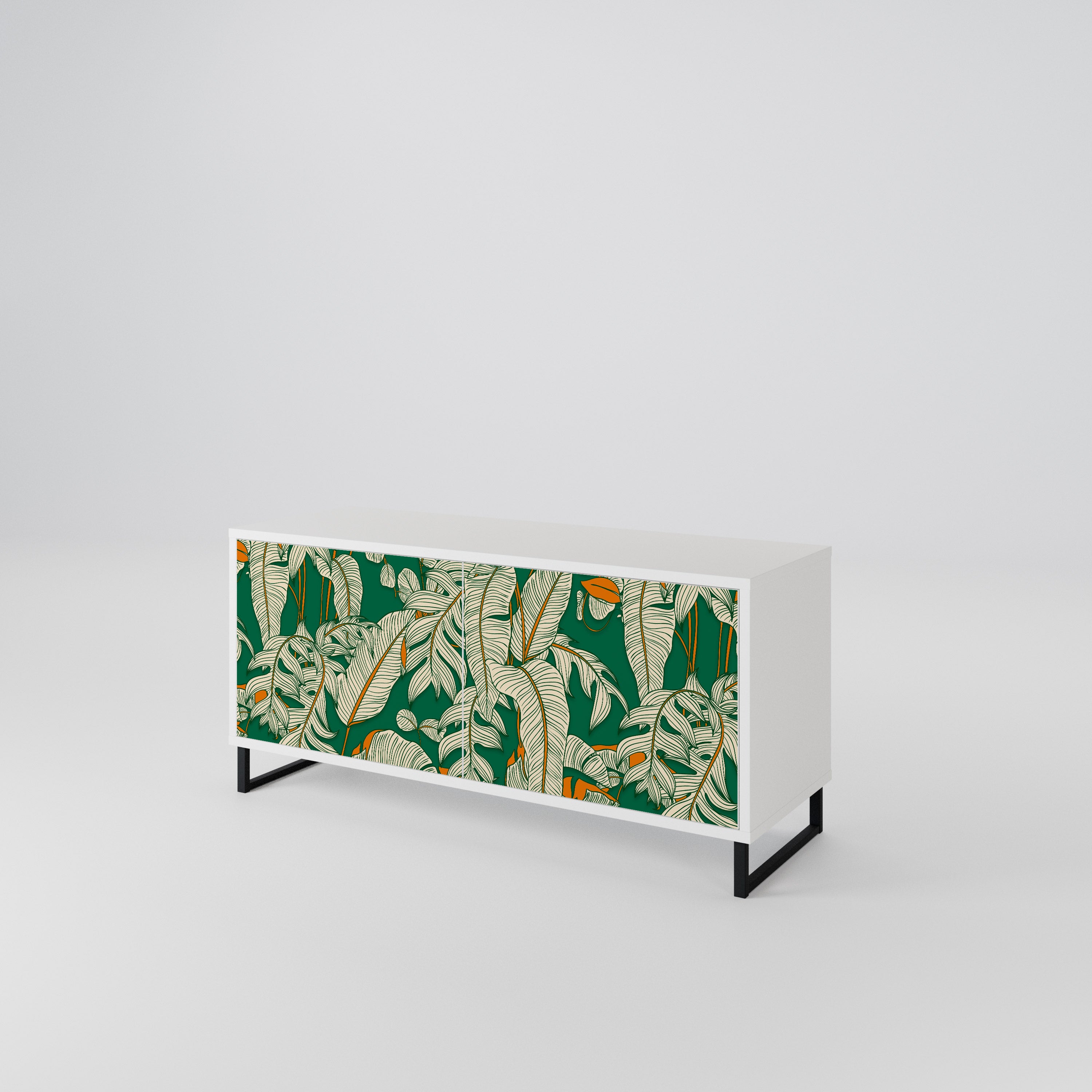 VERDANT PLEASURES Compact 2-Door TV Cabinet