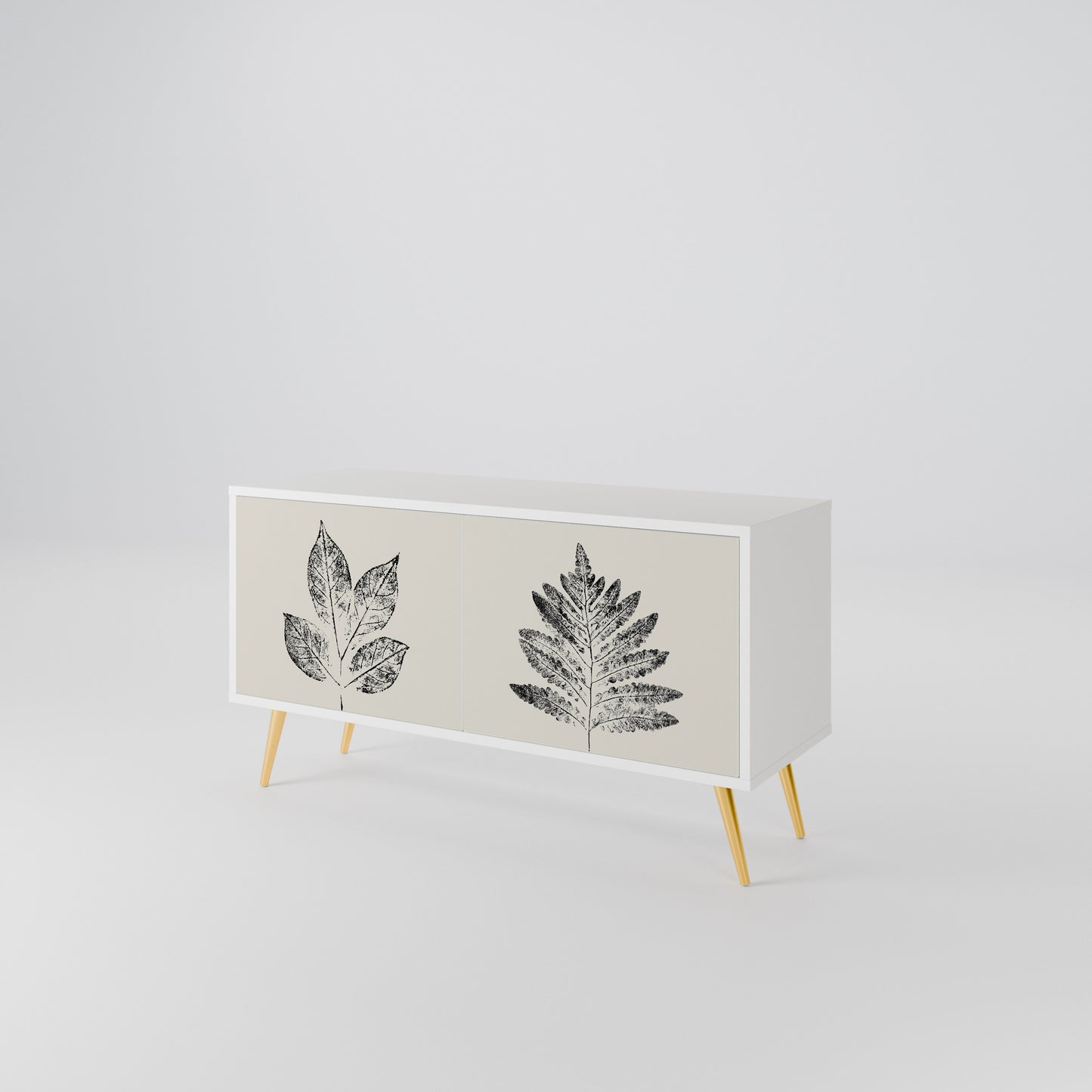 LEAFY STAMPS Συμπαγές έπιπλο τηλεόρασης 2-θυρών