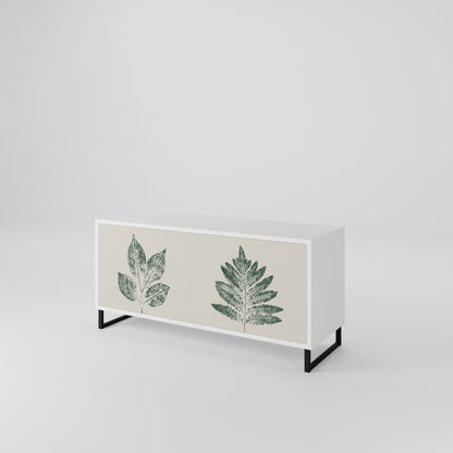 GREEN LEAFY STAMPS Συμπαγές έπιπλο τηλεόρασης 2-θυρών
