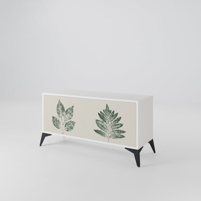 GREEN LEAFY STAMPS Συμπαγές έπιπλο τηλεόρασης 2-θυρών