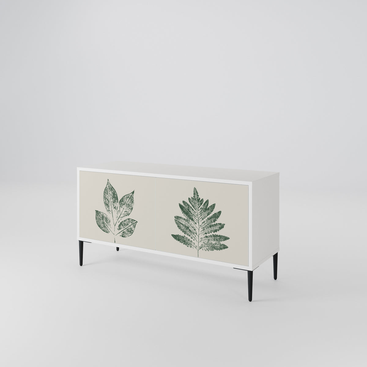 GREEN LEAFY STAMPS Συμπαγές έπιπλο τηλεόρασης 2-θυρών