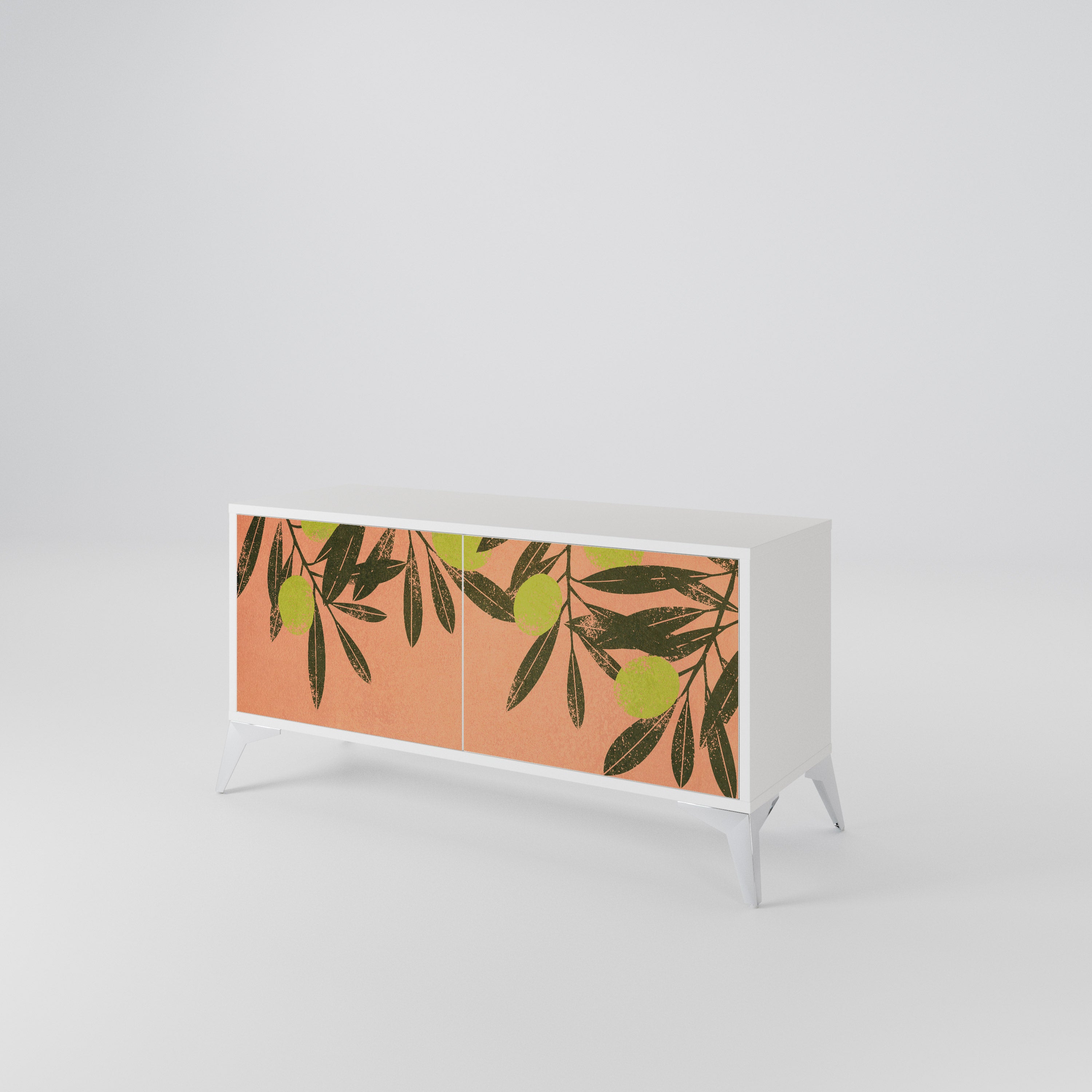 JUICY OLIVES Compact 2-Door TV Cabinet