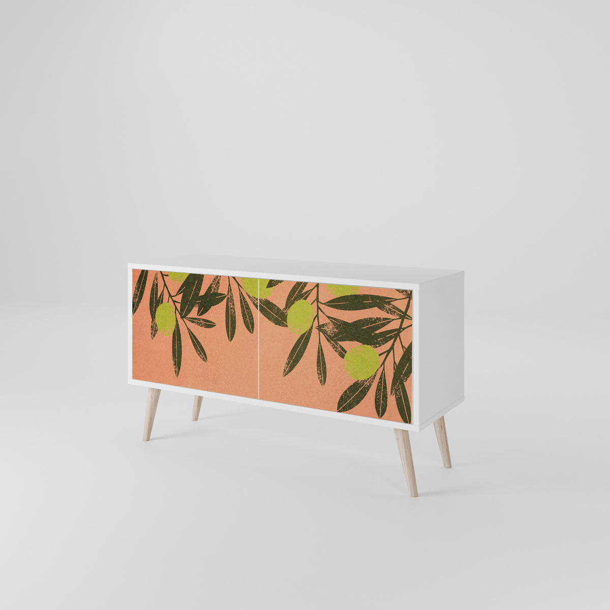 JUICY OLIVES Compact 2-Door TV Cabinet