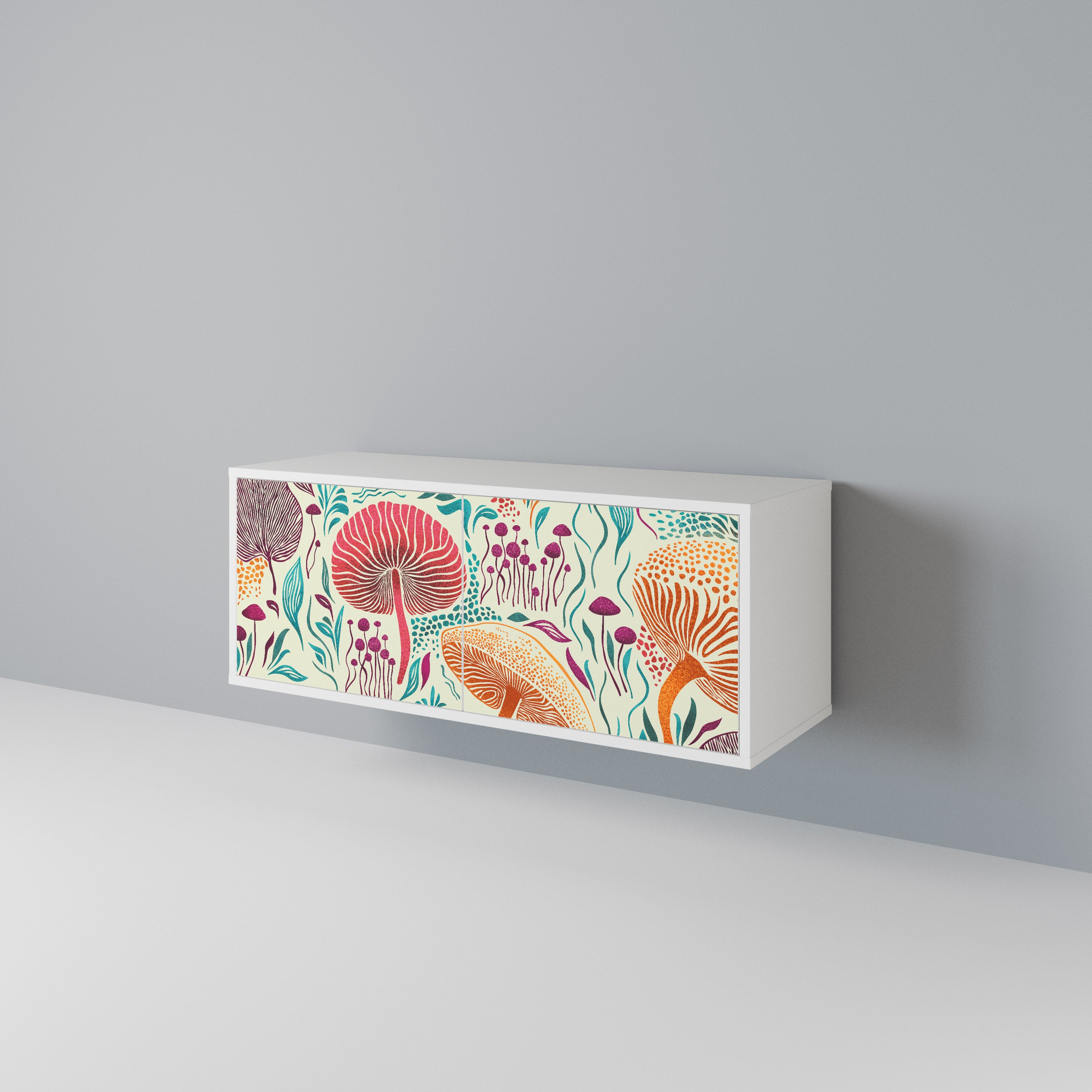 FUNGUS FANTASY Compact 2-Door TV Cabinet