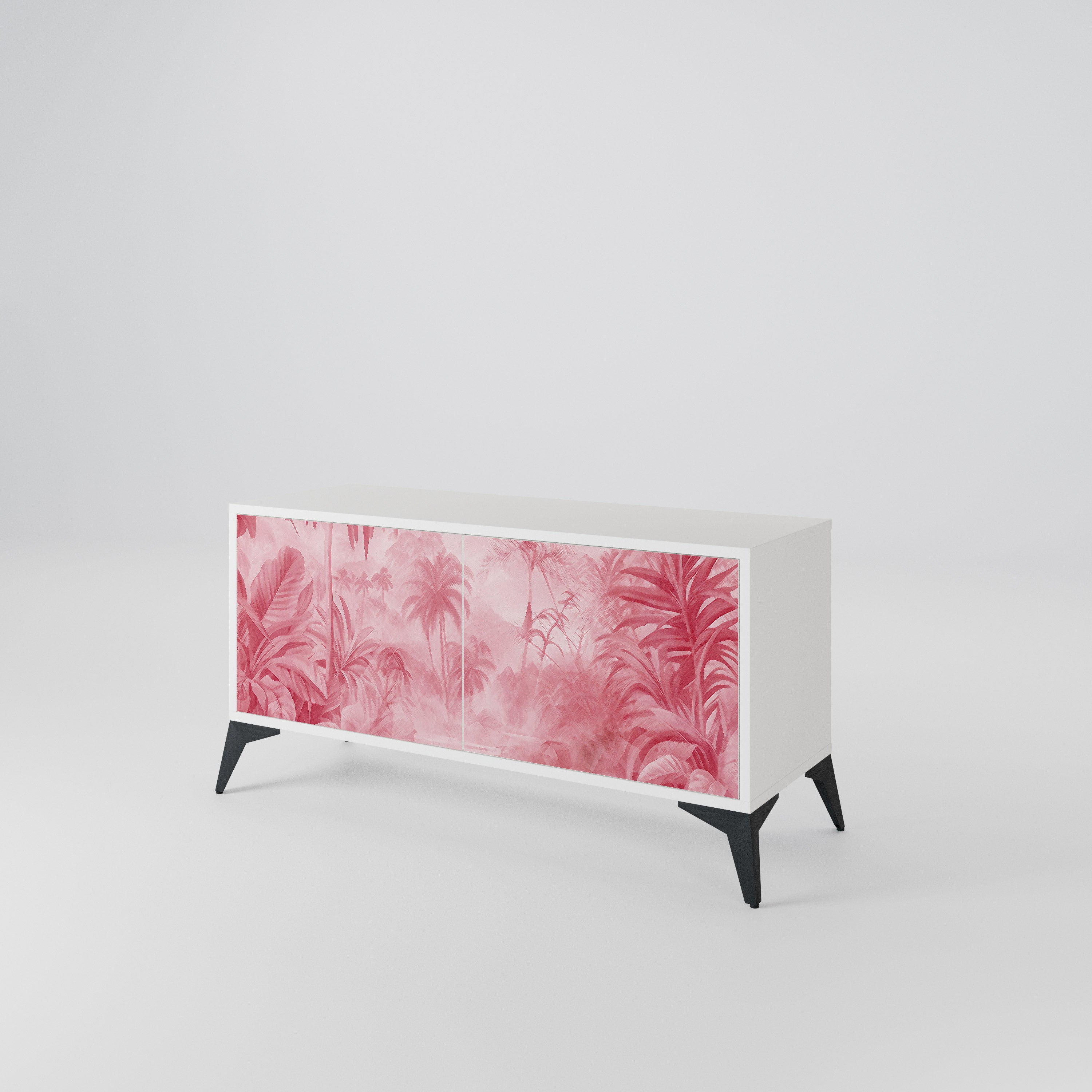 SWEET TROPICS Compact 2-Door TV Cabinet