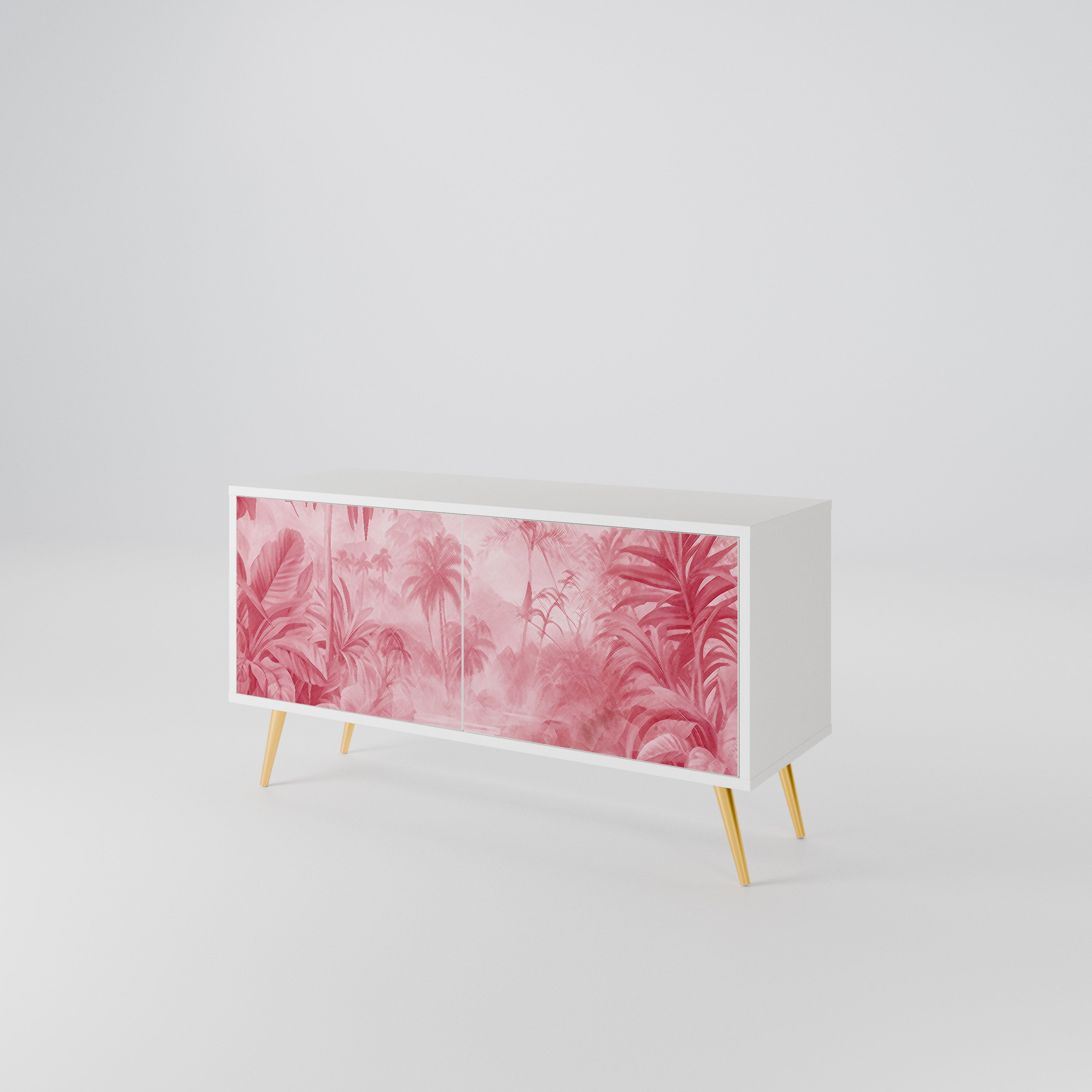 SWEET TROPICS Compact 2-Door TV Cabinet