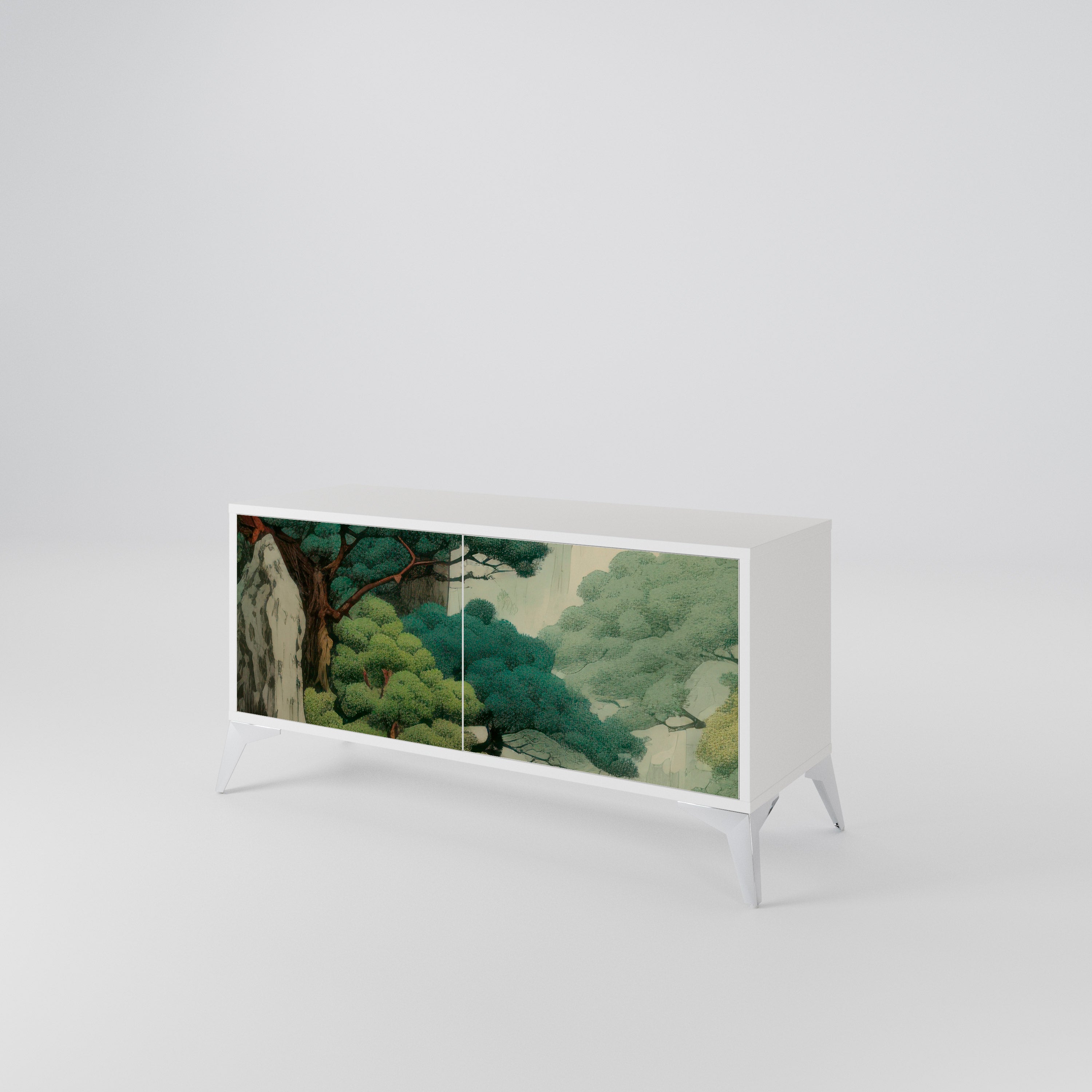 VERDURE ABYSS Compact 2-Door TV Cabinet