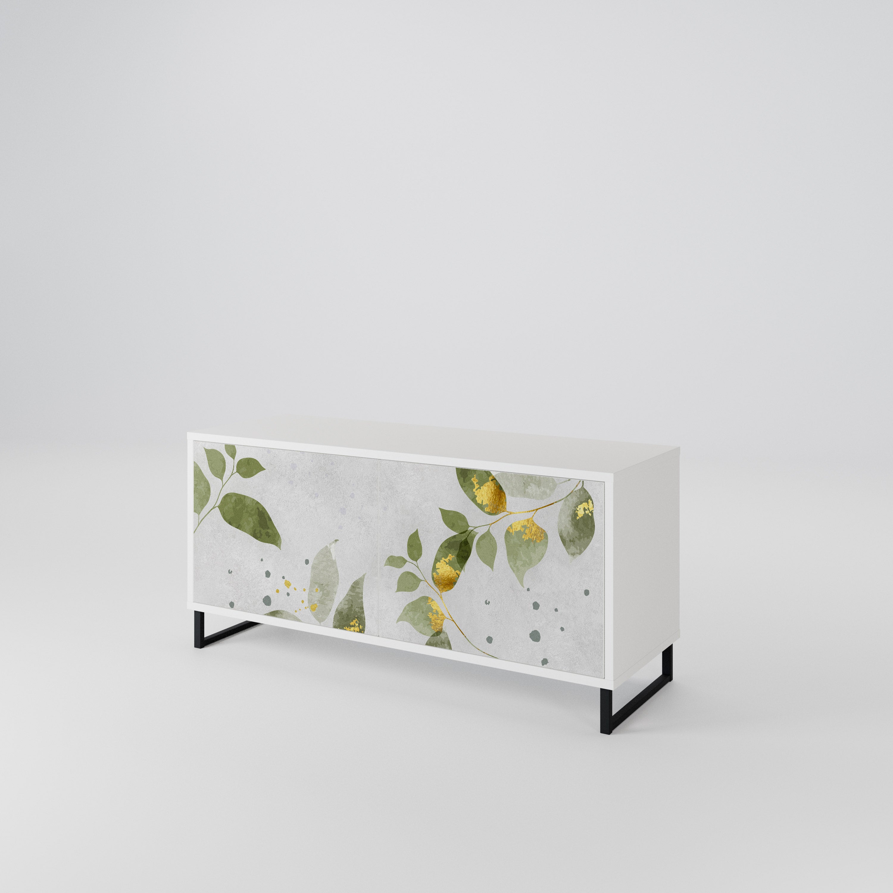 ELEGANT BOTANICS Συμπαγές έπιπλο τηλεόρασης 2-θυρών