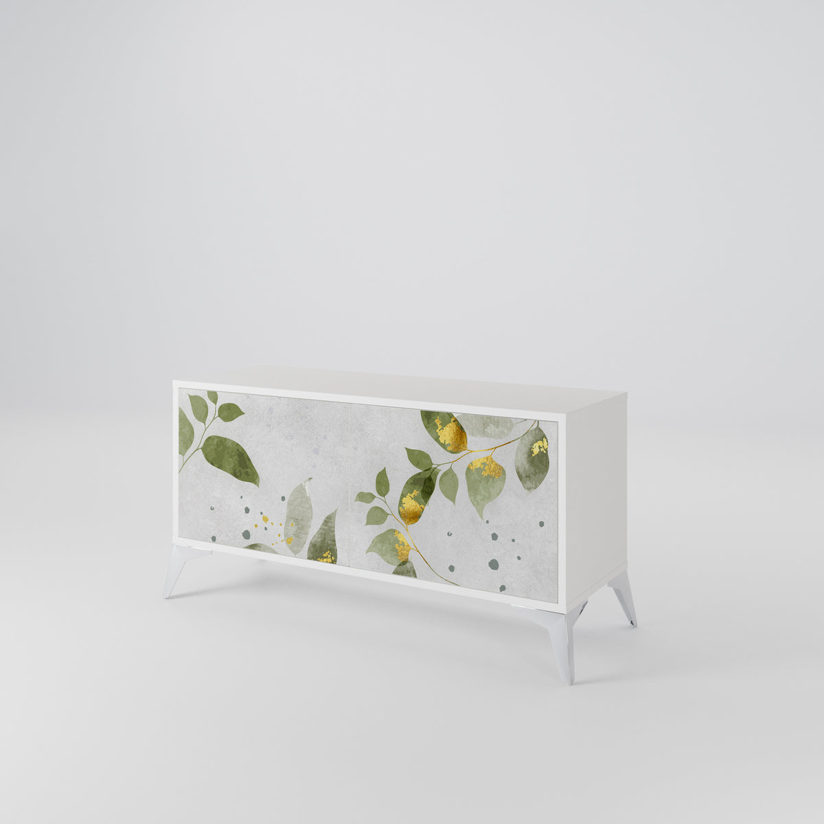 ELEGANT BOTANICS Συμπαγές έπιπλο τηλεόρασης 2-θυρών