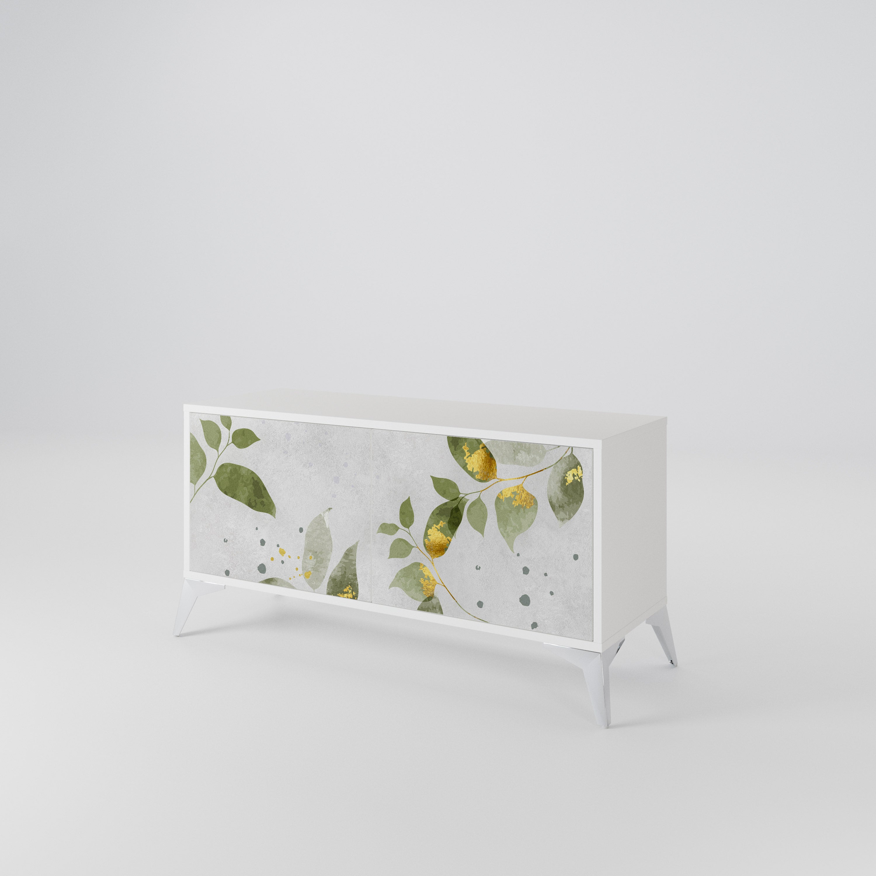 ELEGANT BOTANICS Συμπαγές έπιπλο τηλεόρασης 2-θυρών