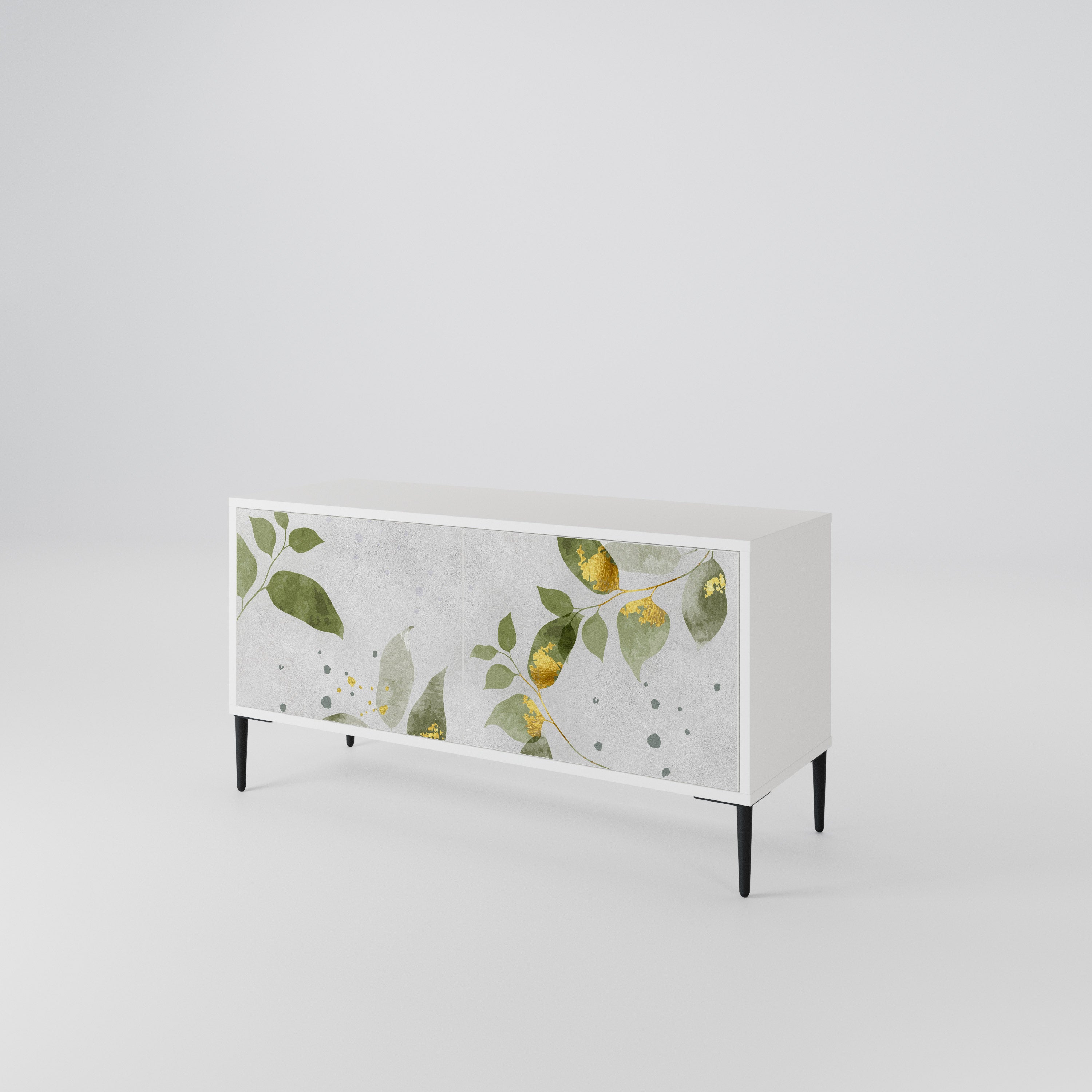 ELEGANT BOTANICS Συμπαγές έπιπλο τηλεόρασης 2-θυρών