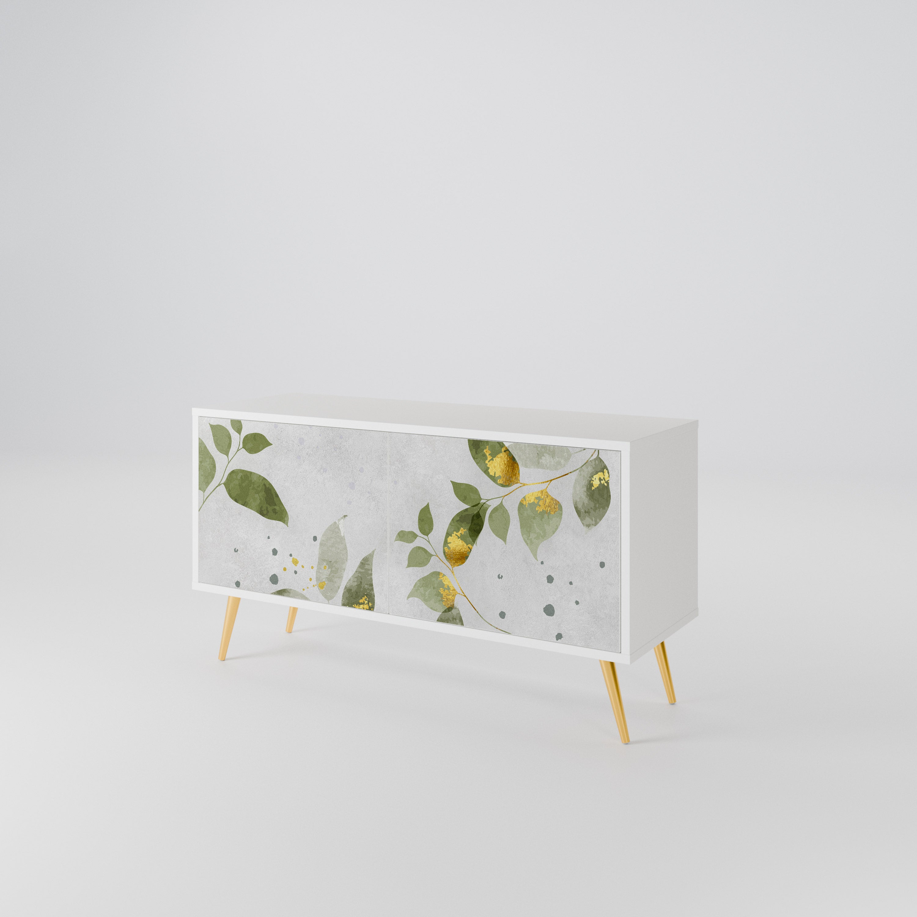 ELEGANT BOTANICS Συμπαγές έπιπλο τηλεόρασης 2-θυρών