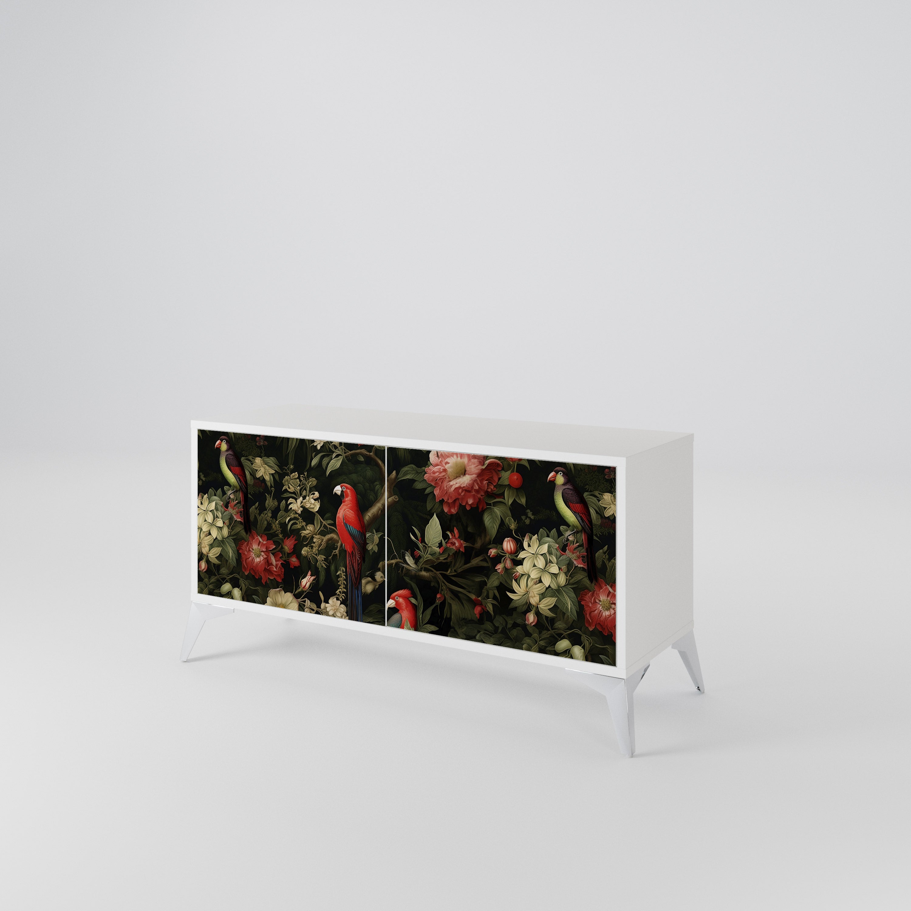 FLORAL FANTASIA Συμπαγές έπιπλο τηλεόρασης 2-θυρών