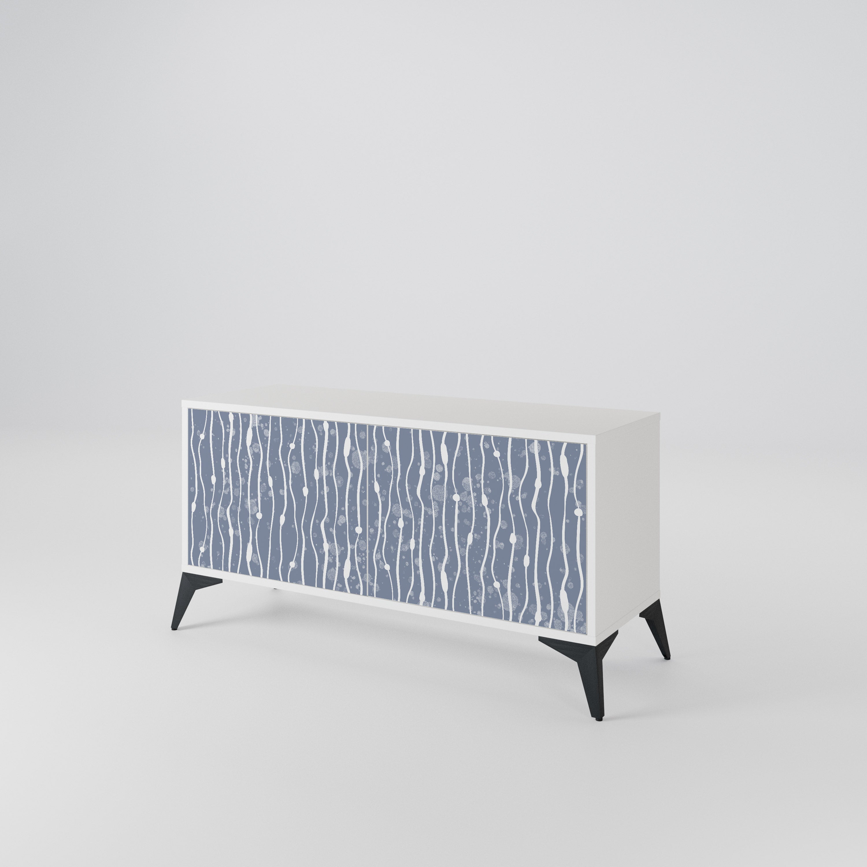 GRAPHITE RAIN Συμπαγές έπιπλο τηλεόρασης 2-θυρών