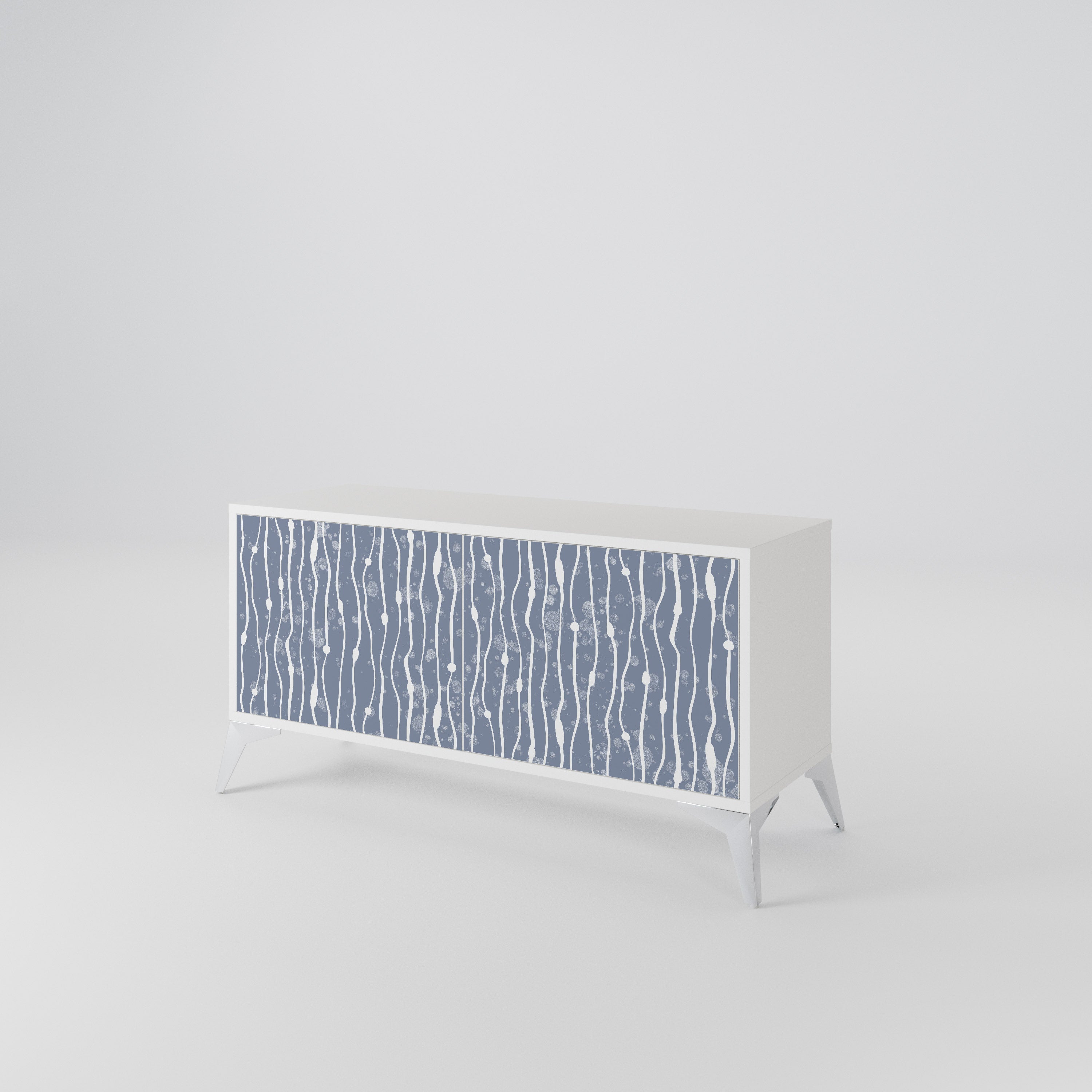 GRAPHITE RAIN Συμπαγές έπιπλο τηλεόρασης 2-θυρών