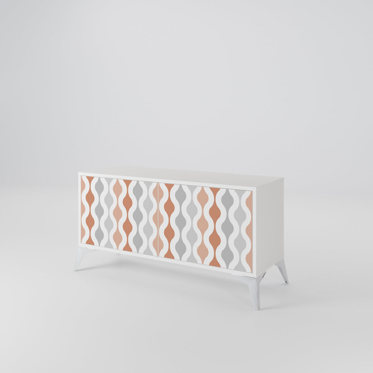 HAZY NOSTALGIA Compact 2-Door TV Cabinet