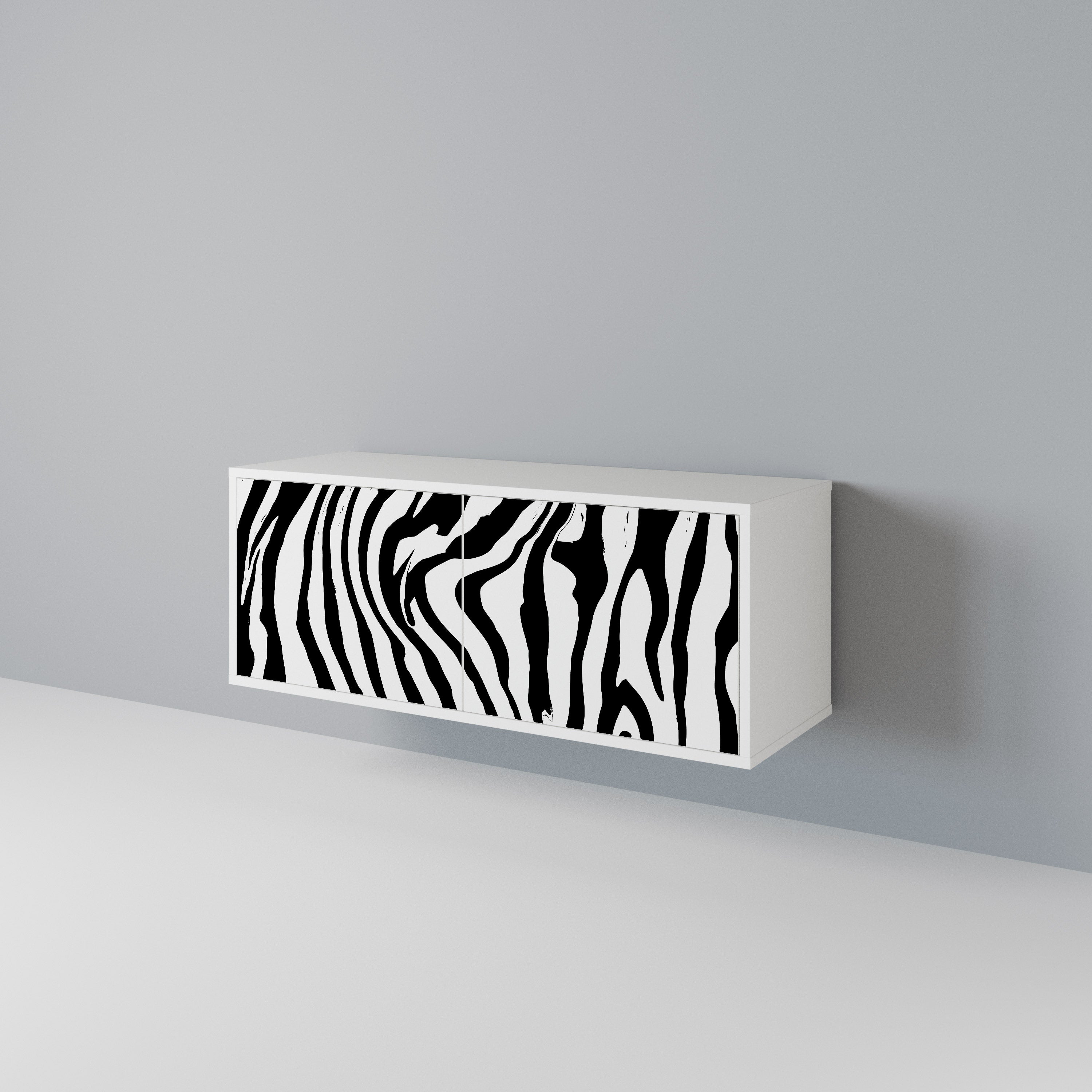 SPLENDID ZEBRA Συμπαγές έπιπλο τηλεόρασης 2-θυρών