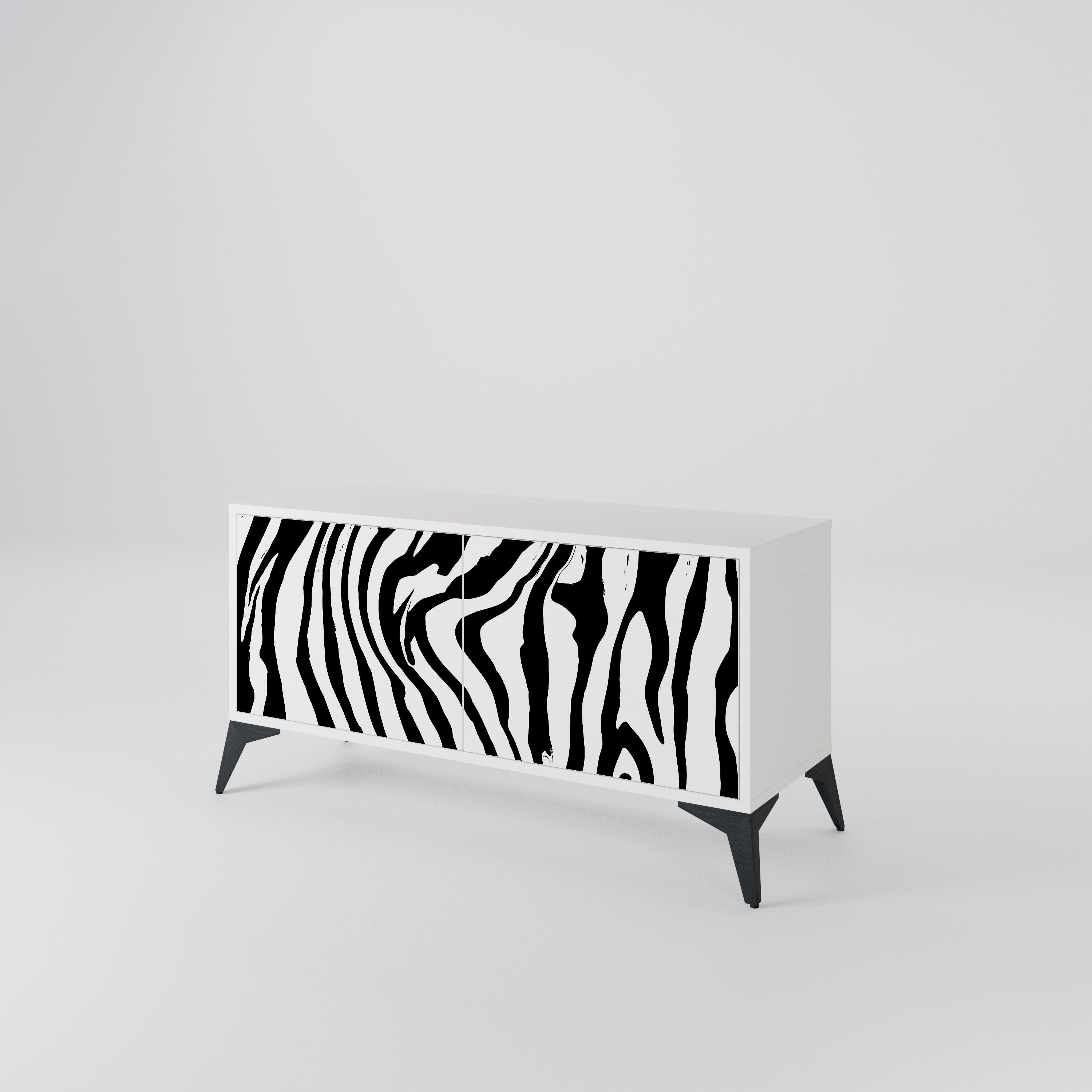 SPLENDID ZEBRA Συμπαγές έπιπλο τηλεόρασης 2-θυρών