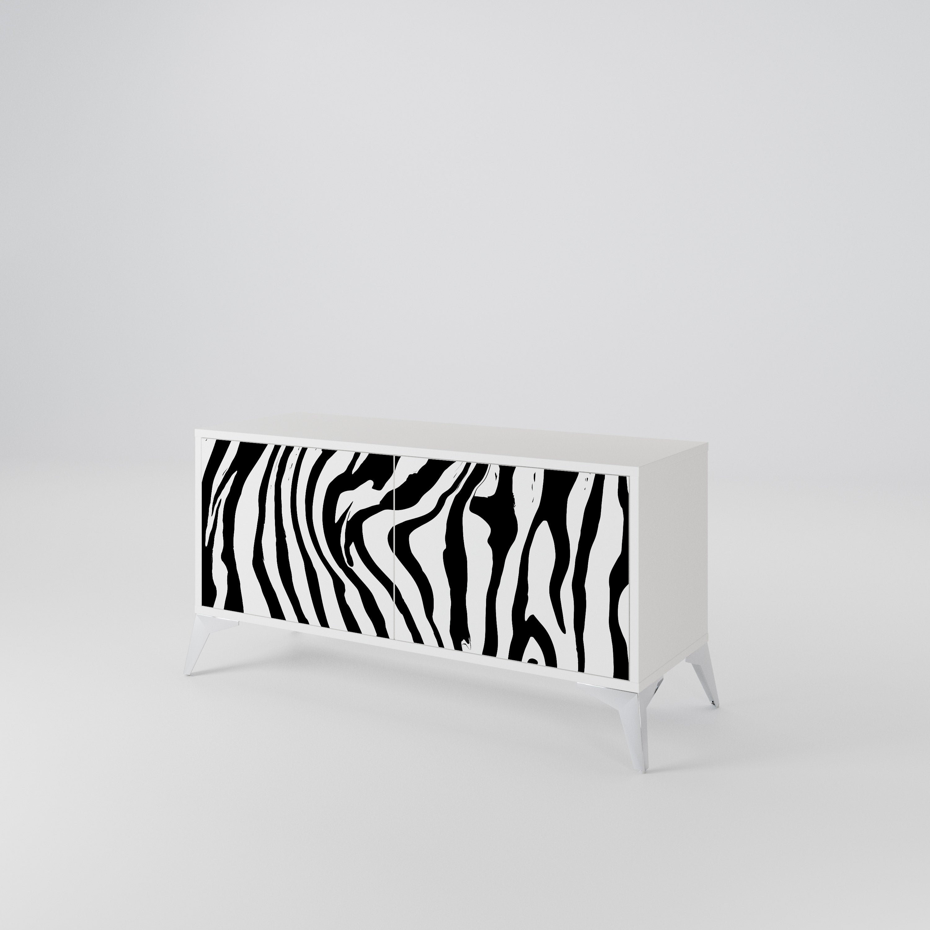 SPLENDID ZEBRA Συμπαγές έπιπλο τηλεόρασης 2-θυρών