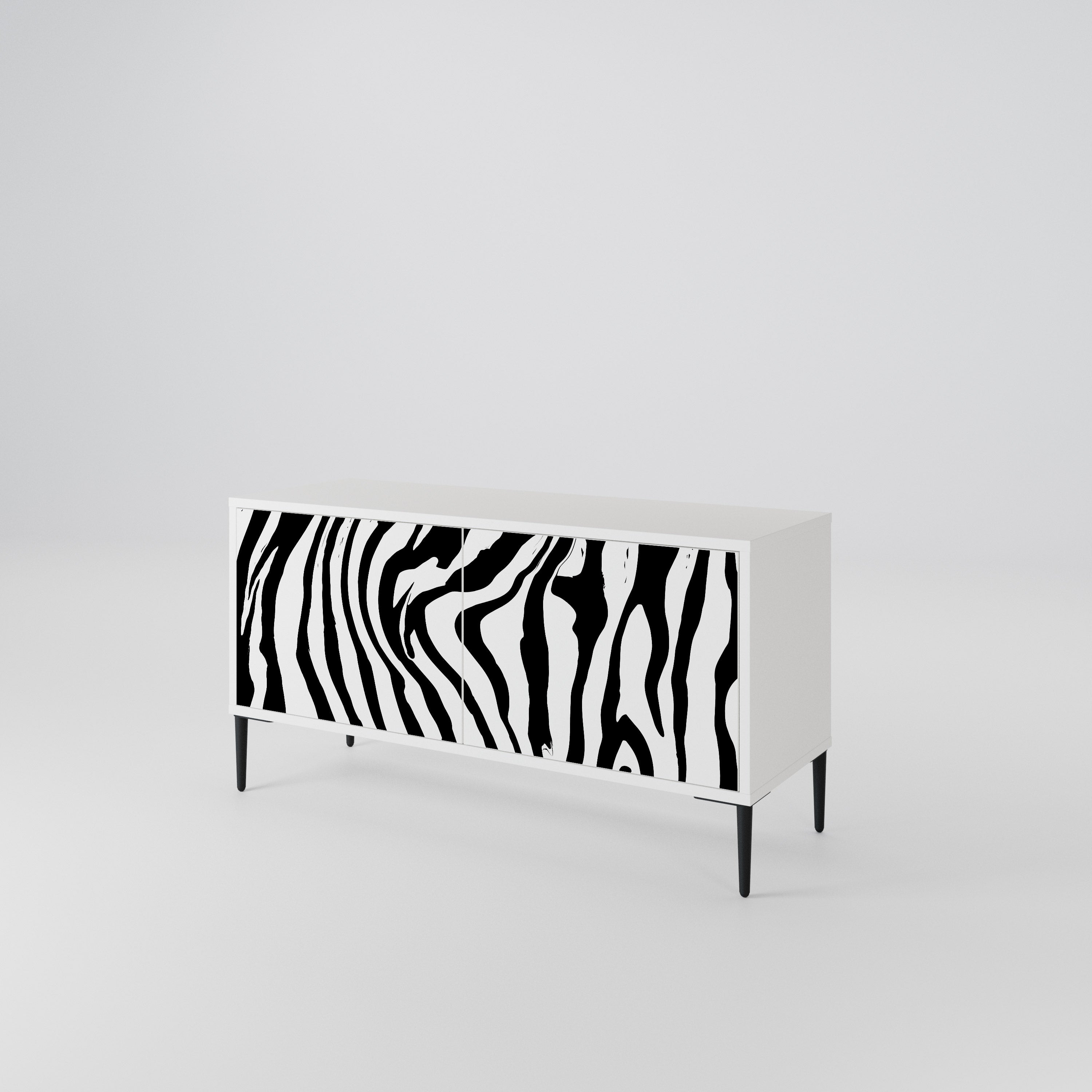 SPLENDID ZEBRA Συμπαγές έπιπλο τηλεόρασης 2-θυρών