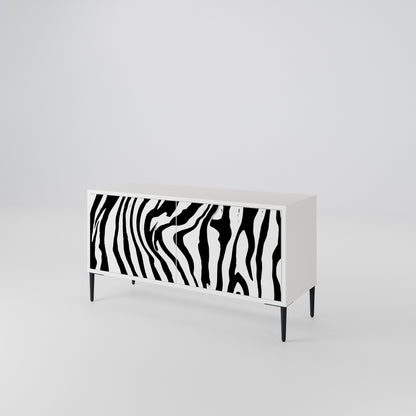 SPLENDID ZEBRA Συμπαγές έπιπλο τηλεόρασης 2-θυρών