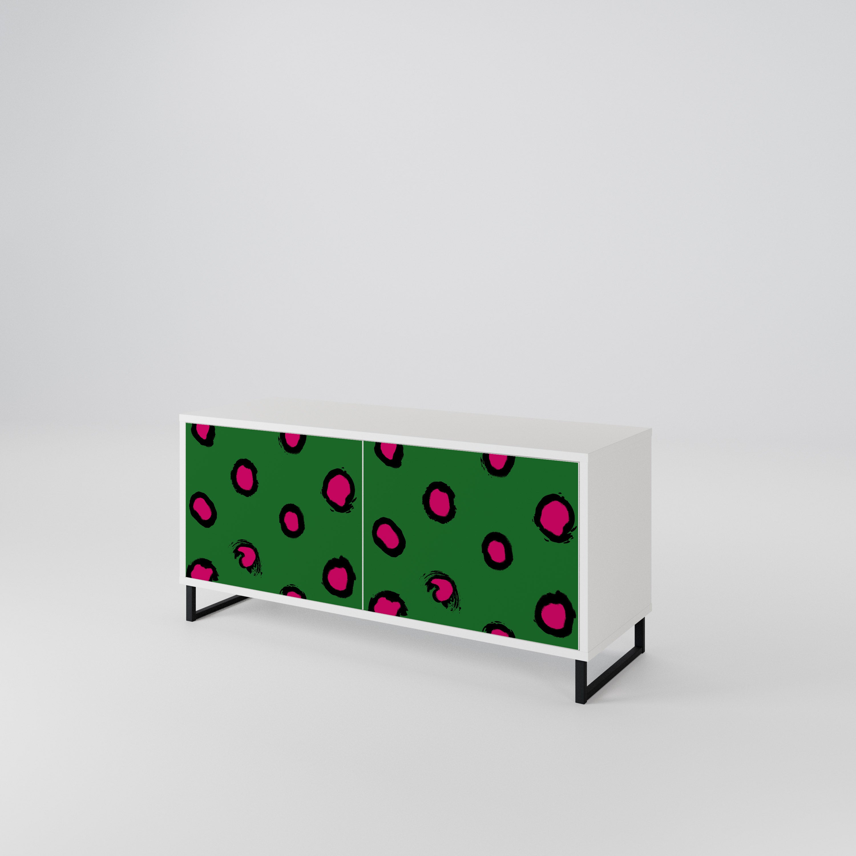 FUNKY SPOTS Συμπαγές έπιπλο τηλεόρασης 2-θυρών