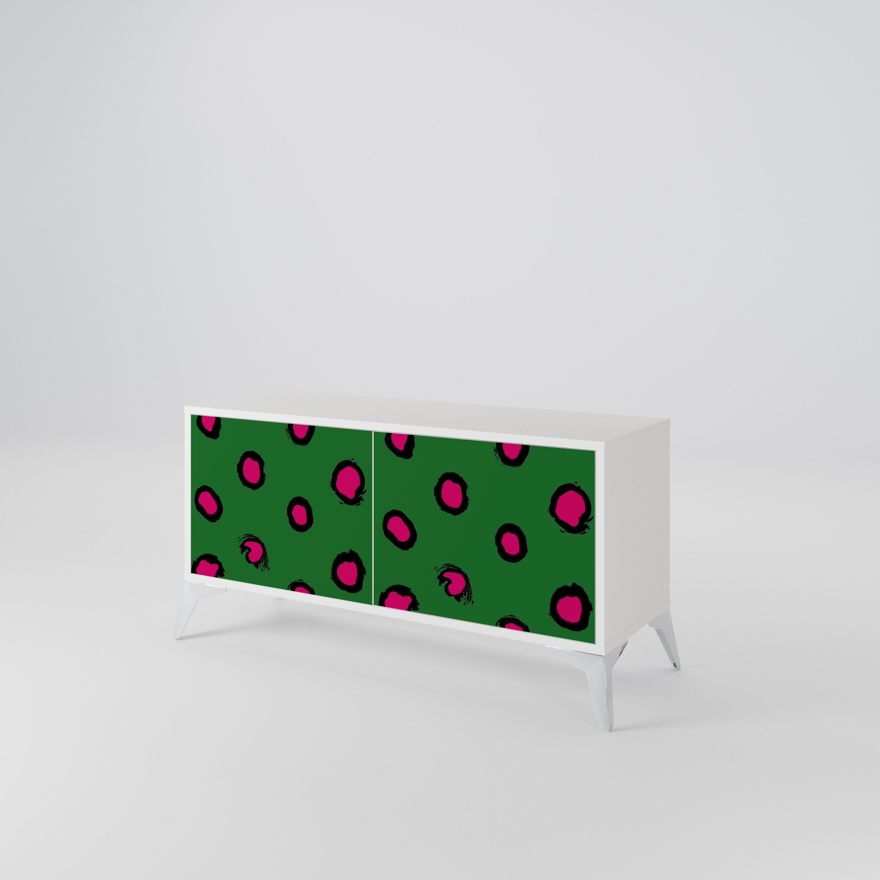 FUNKY SPOTS Συμπαγές έπιπλο τηλεόρασης 2-θυρών