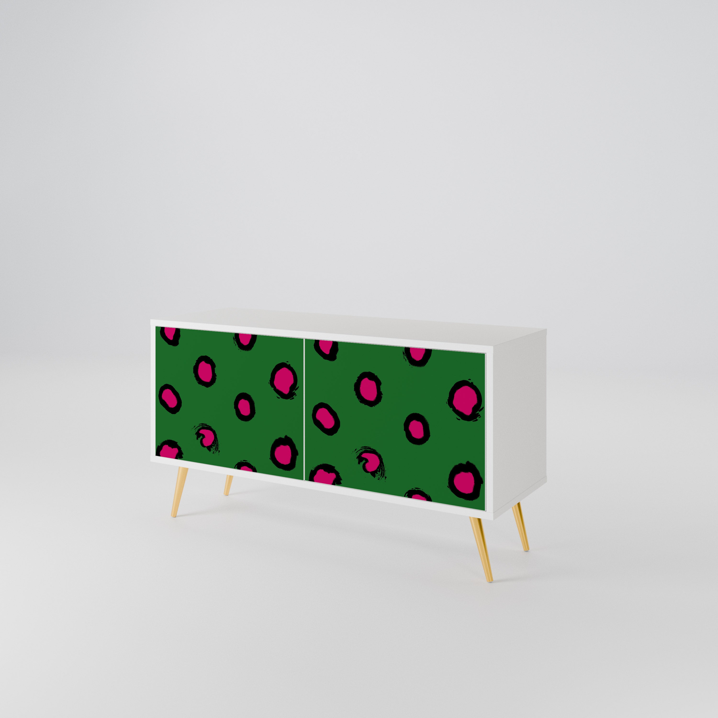 FUNKY SPOTS Συμπαγές έπιπλο τηλεόρασης 2-θυρών