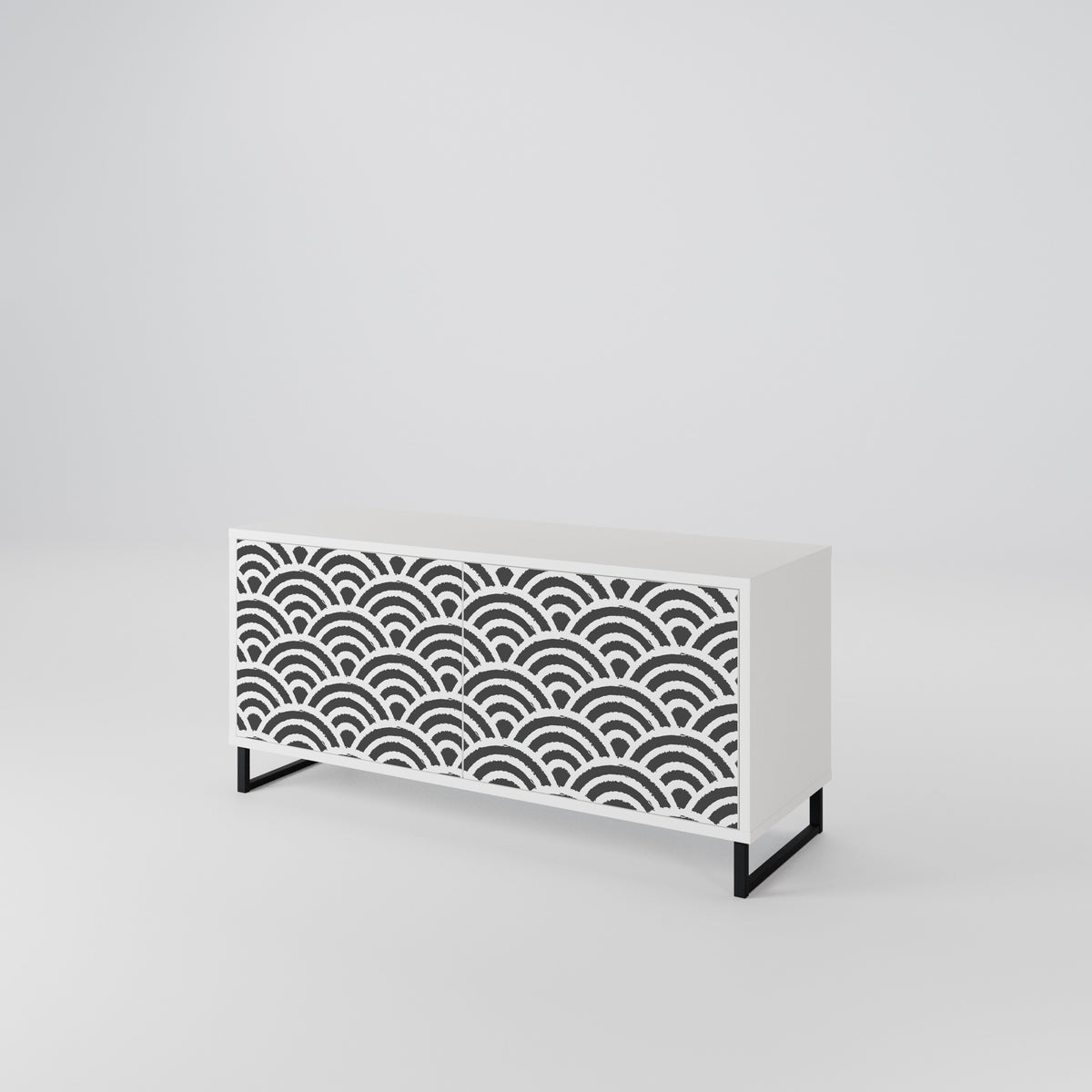 GLOOMY HOST Συμπαγές έπιπλο τηλεόρασης 2-θυρών