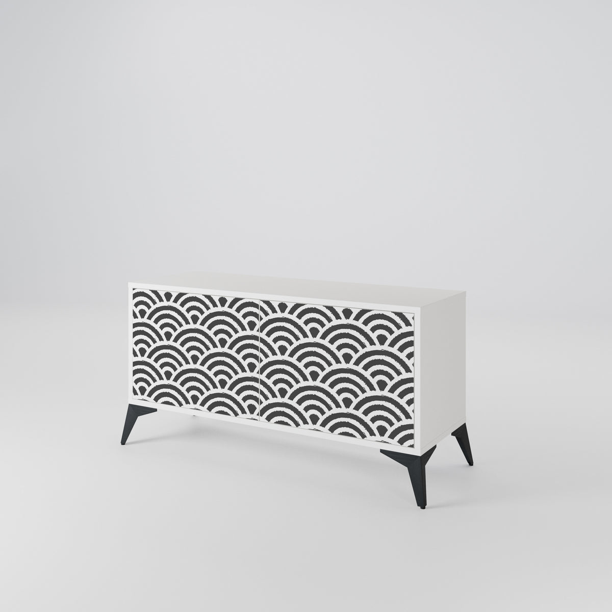 GLOOMY HOST Συμπαγές έπιπλο τηλεόρασης 2-θυρών