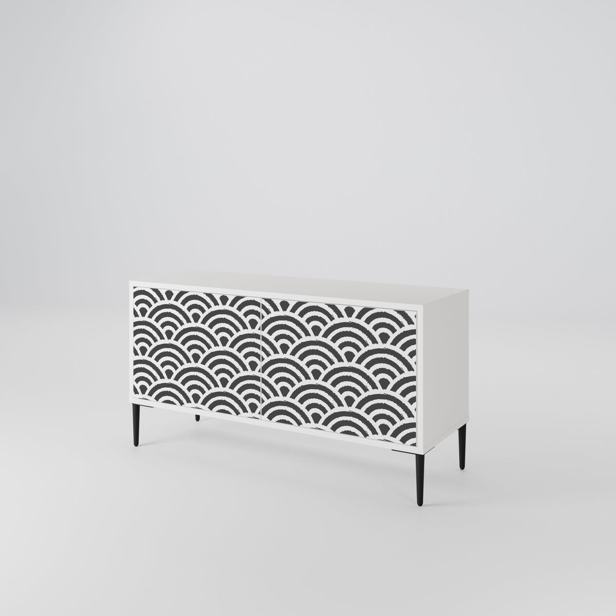 GLOOMY HOST Συμπαγές έπιπλο τηλεόρασης 2-θυρών