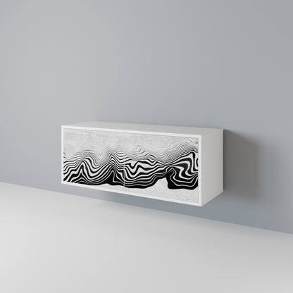 MONOCHROME MIRAGE Συμπαγές έπιπλο τηλεόρασης 2-θυρών