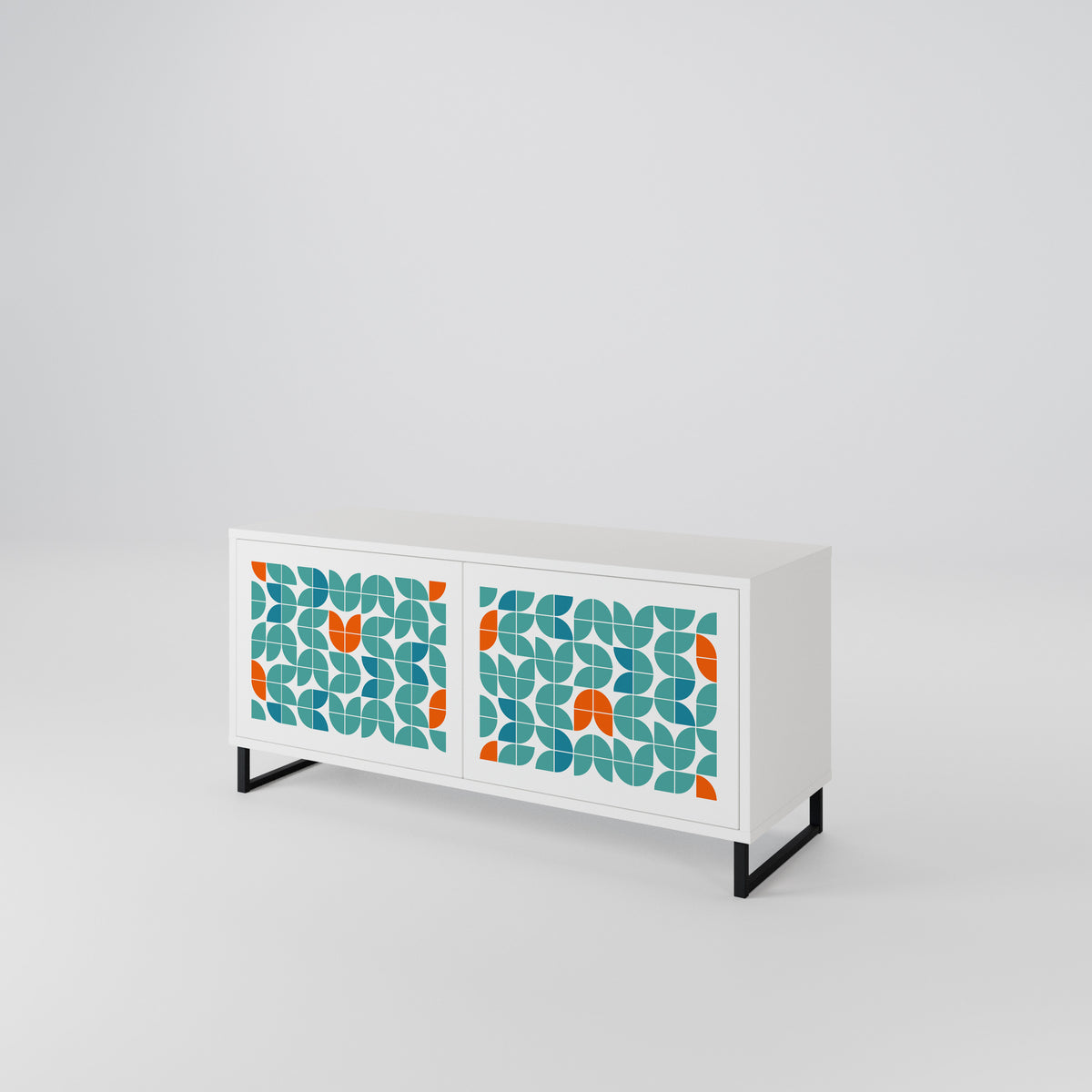 BE THE CHANGE Συμπαγές έπιπλο τηλεόρασης 2-θυρών