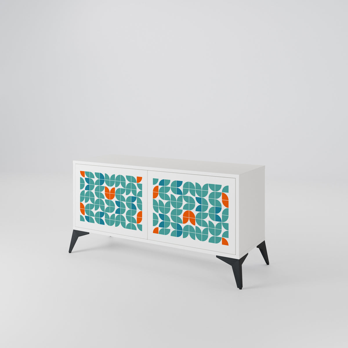 BE THE CHANGE Συμπαγές έπιπλο τηλεόρασης 2-θυρών