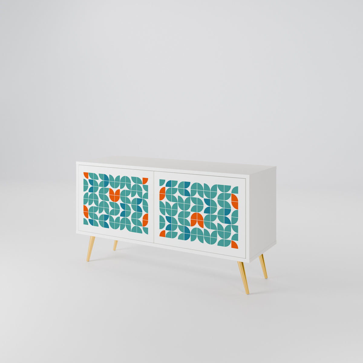 BE THE CHANGE Συμπαγές έπιπλο τηλεόρασης 2-θυρών